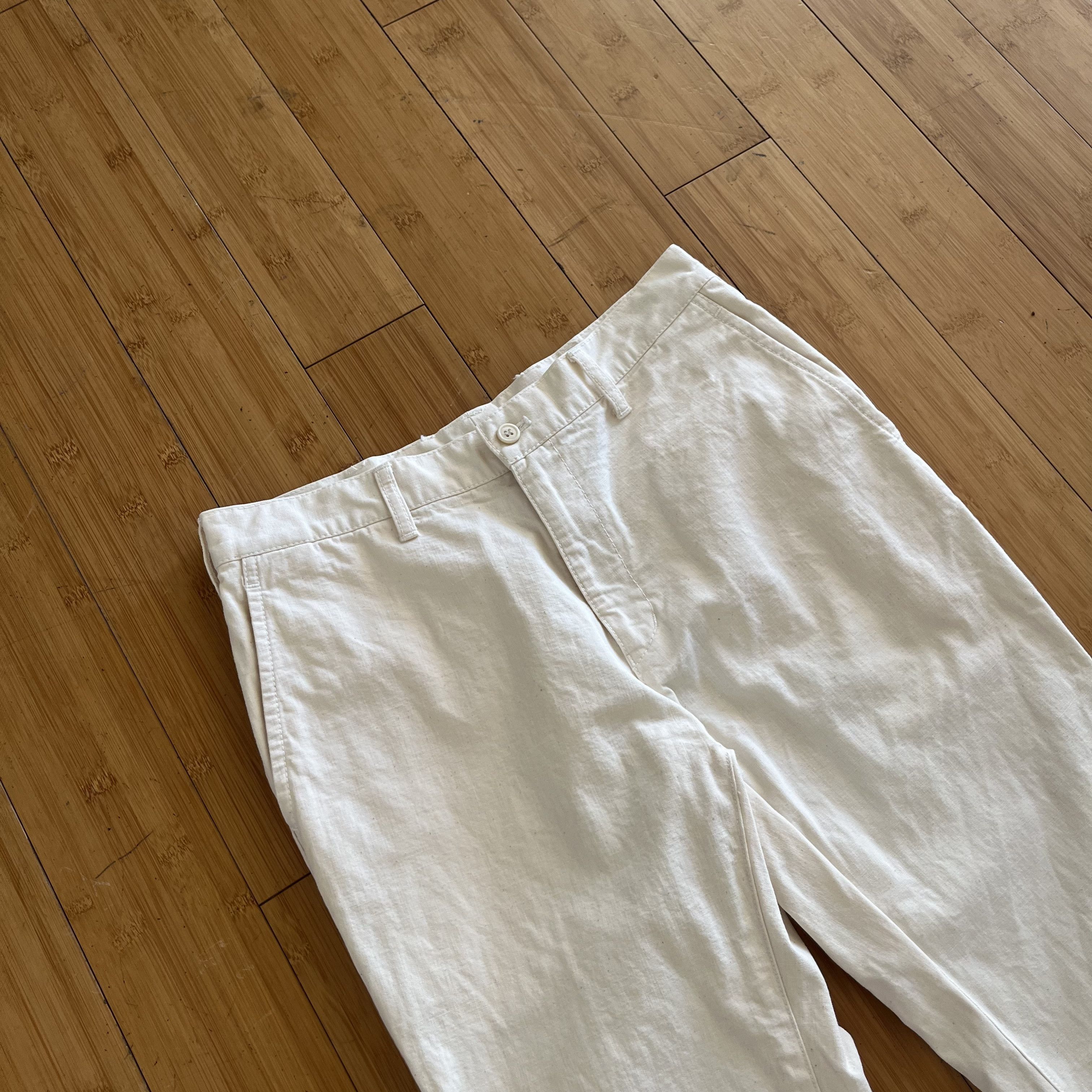 Comme des Garcons Homme Comme des Garçons Homme Linen 2003 Suit Set Size 36S - 8 Thumbnail