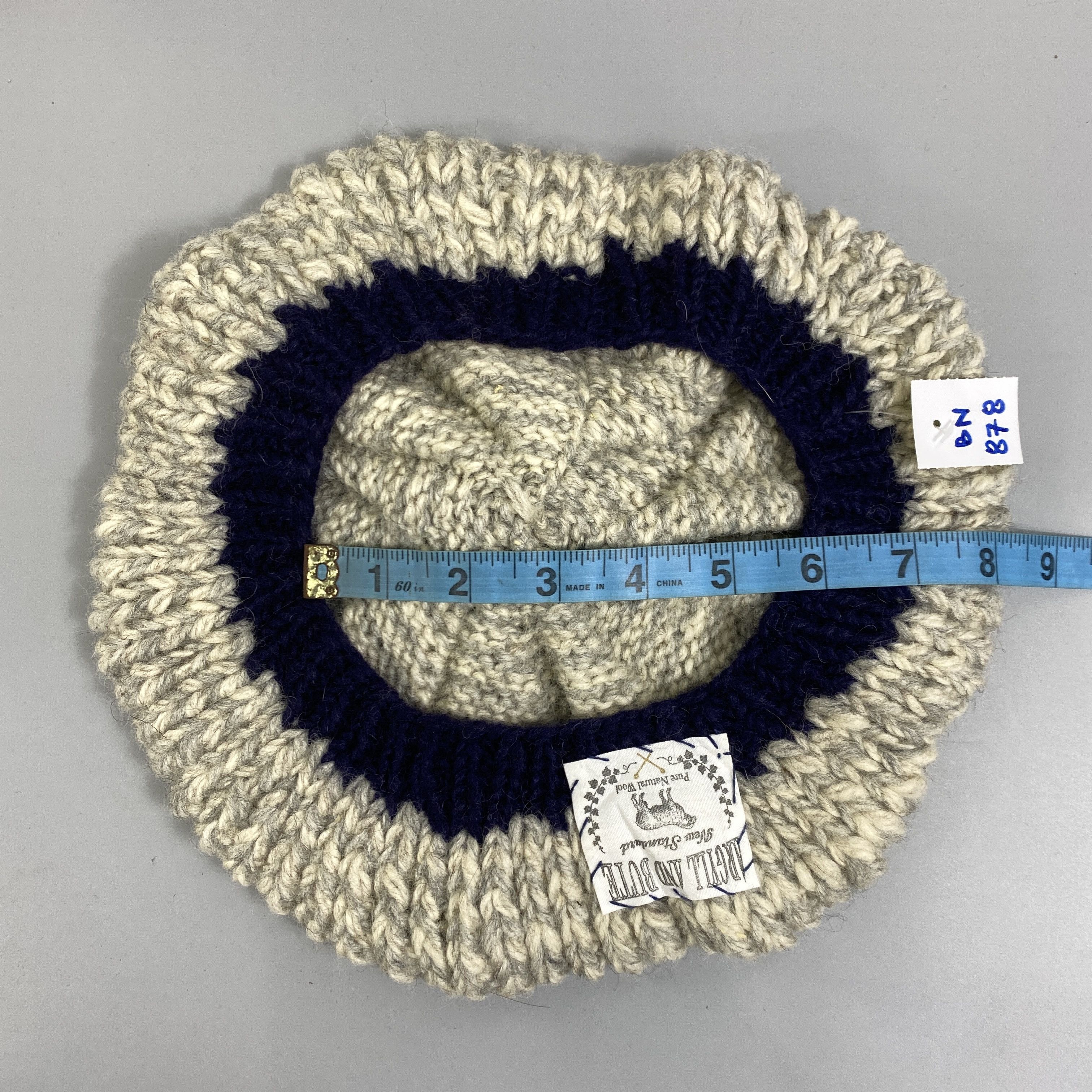 Japanese Brand Argyll And Bute Pure Wool Beanie Hats -BN878 Size ONE SIZE - 5 Thumbnail