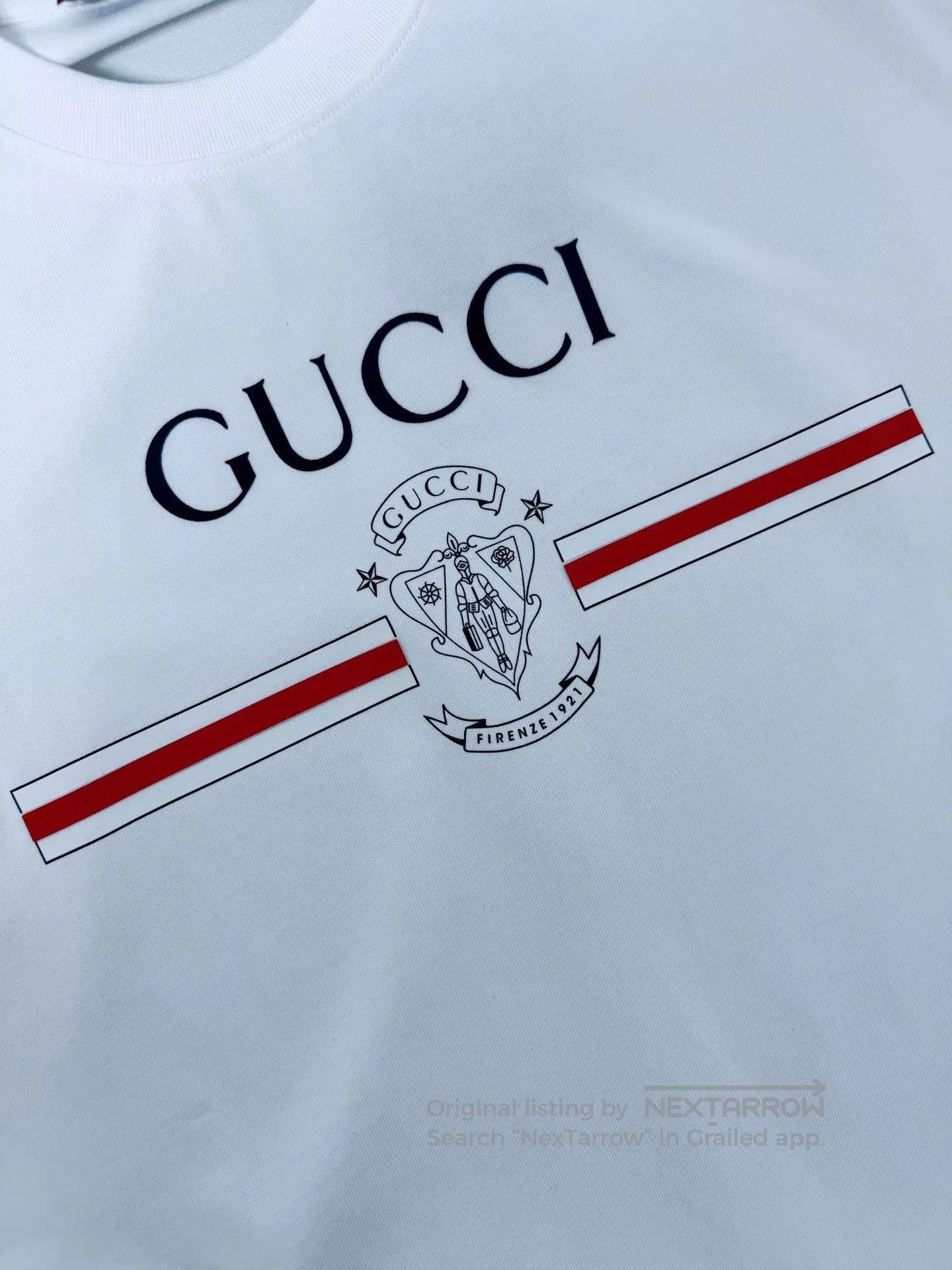 Gucci Gucci White Short-Sleeve T-Shirt. Size US L / EU 52-54 / 3 - 3 Thumbnail
