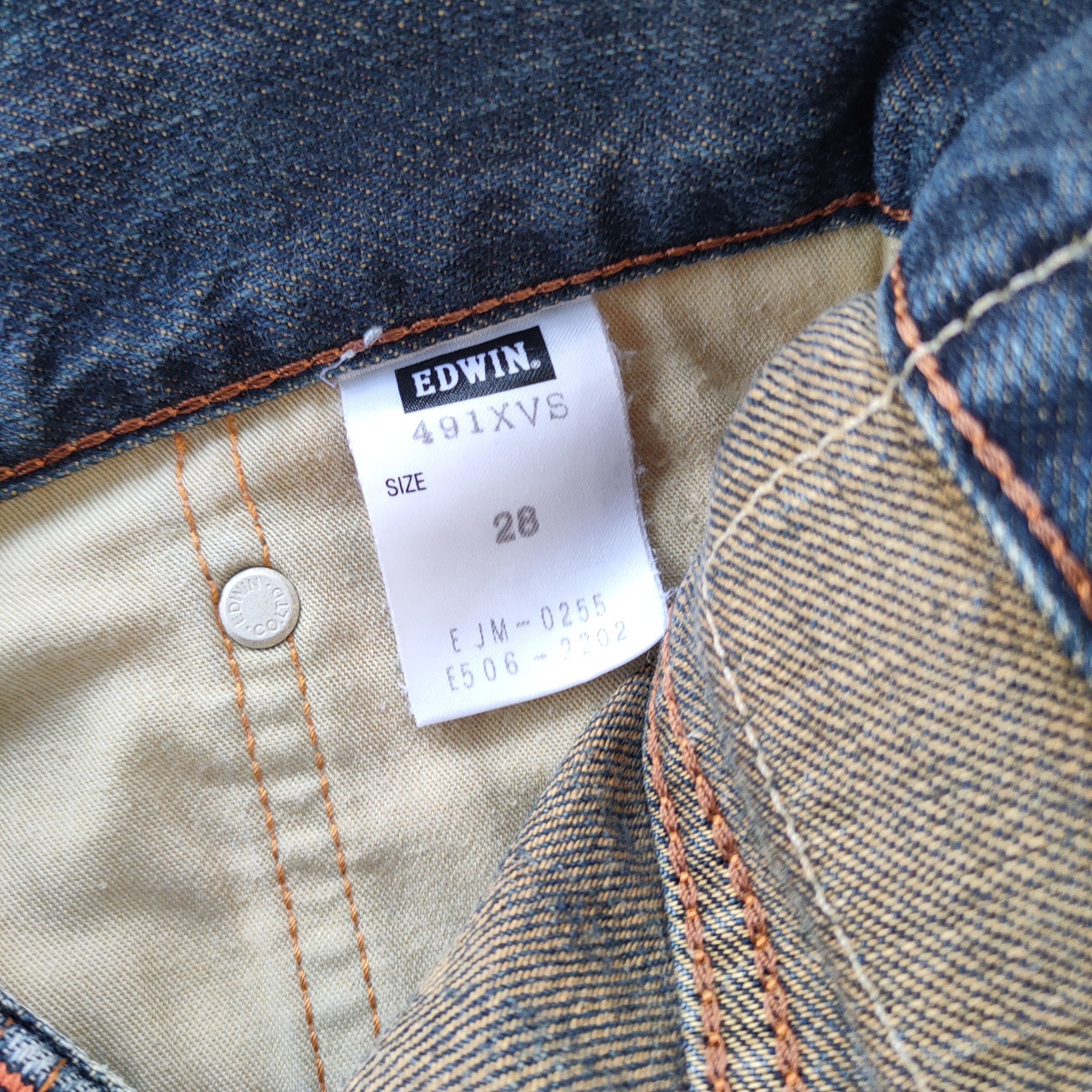Edwin VINTAGE EDWIN FLARE FADED DISTRESSED JEANS DENIM PANTS Size US 31 - 13 Thumbnail