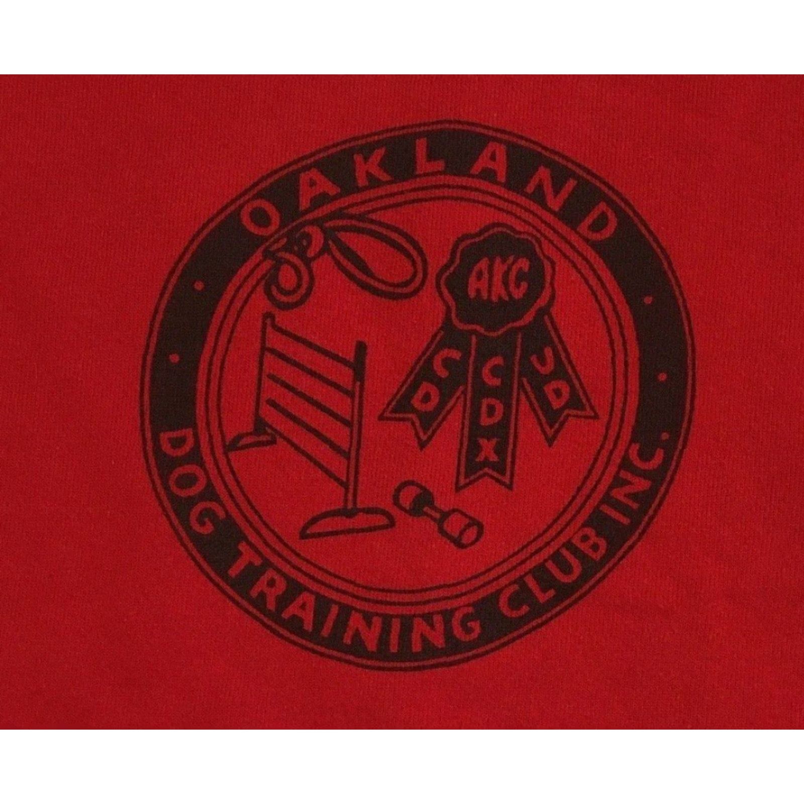 Vintage VINTAGE Oakland Dog Training Club Faded Sweatshirt XS Red 80s 90s Pullover Hoodie Men Cats Pets California USA San Francisco Retro Fox Size US XS / EU 42 / 0 - 2 Thumbnail