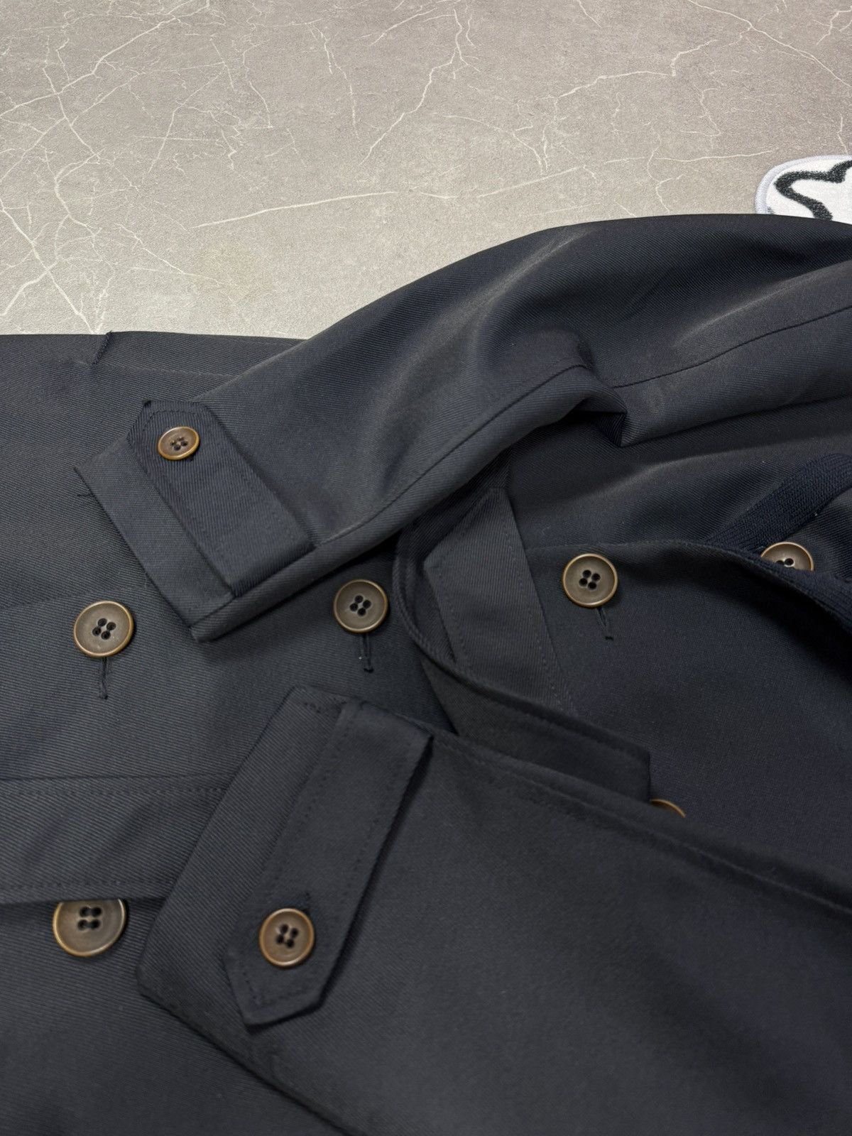 Diesel Black Gold Diesel Black Gold Label Coat Gothic Size L Black Y2K Vintage Size US L / EU 52-54 / 3 - 4 Thumbnail