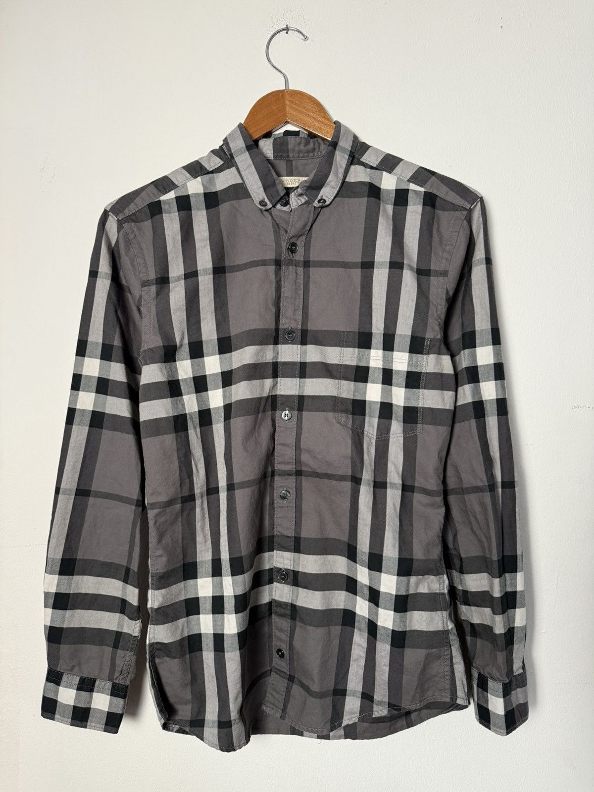 Burberry Burberry Brit Grey Check Longsleeve Shirt Size US XS / EU 42 / 0 - 1 Thumbnail