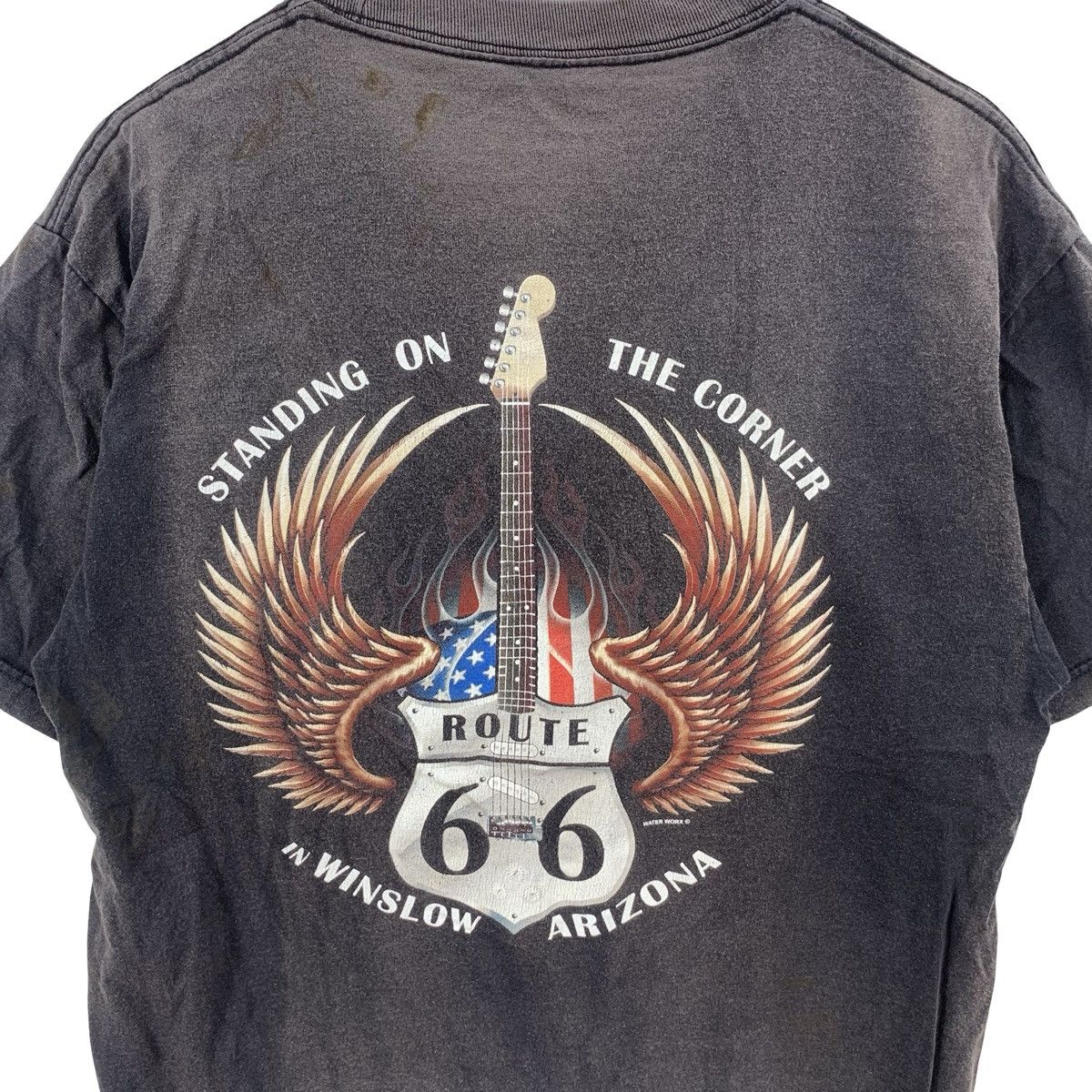 Route 66 Vintage Route 66 Winslow Arizona Guitar Wings Graphic Size US M / EU 48-50 / 2 - 8 Thumbnail