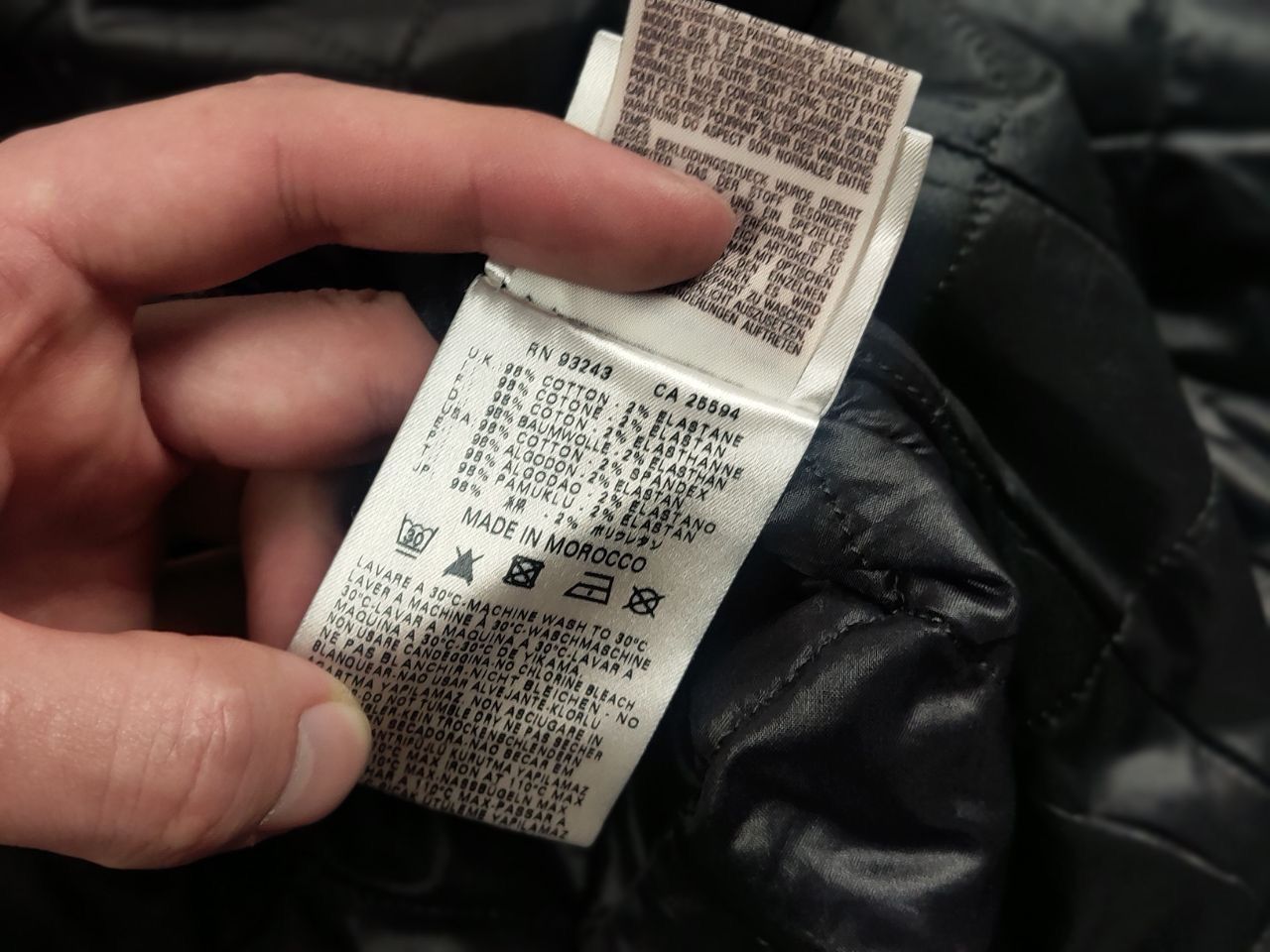 Diesel Diesel Industry Warm men's Black Denim Jacket Vintage style Size US XL / EU 56 / 4 - 18 Thumbnail