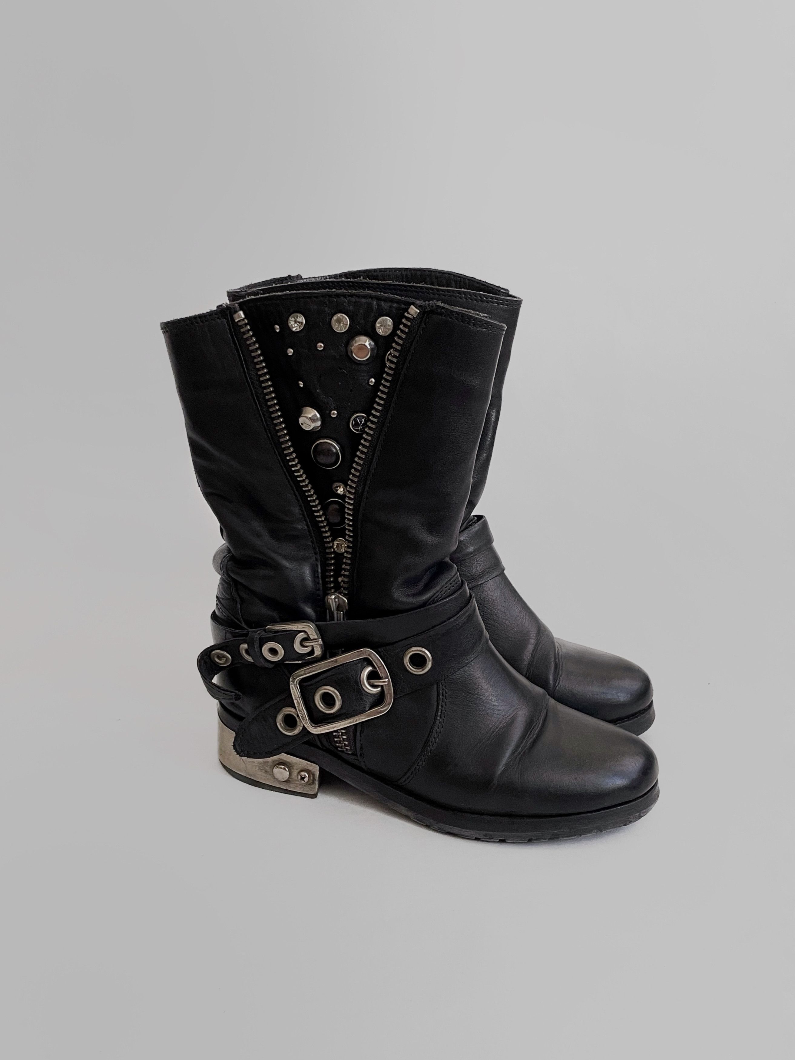 Vintage Mario Muzi Avant-garde boots Size US 6.5 / IT 36.5 - 7 Thumbnail