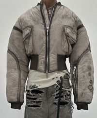 RARE Shine Luxury “Threnbolone” Bomber Jacket “Stoneh”