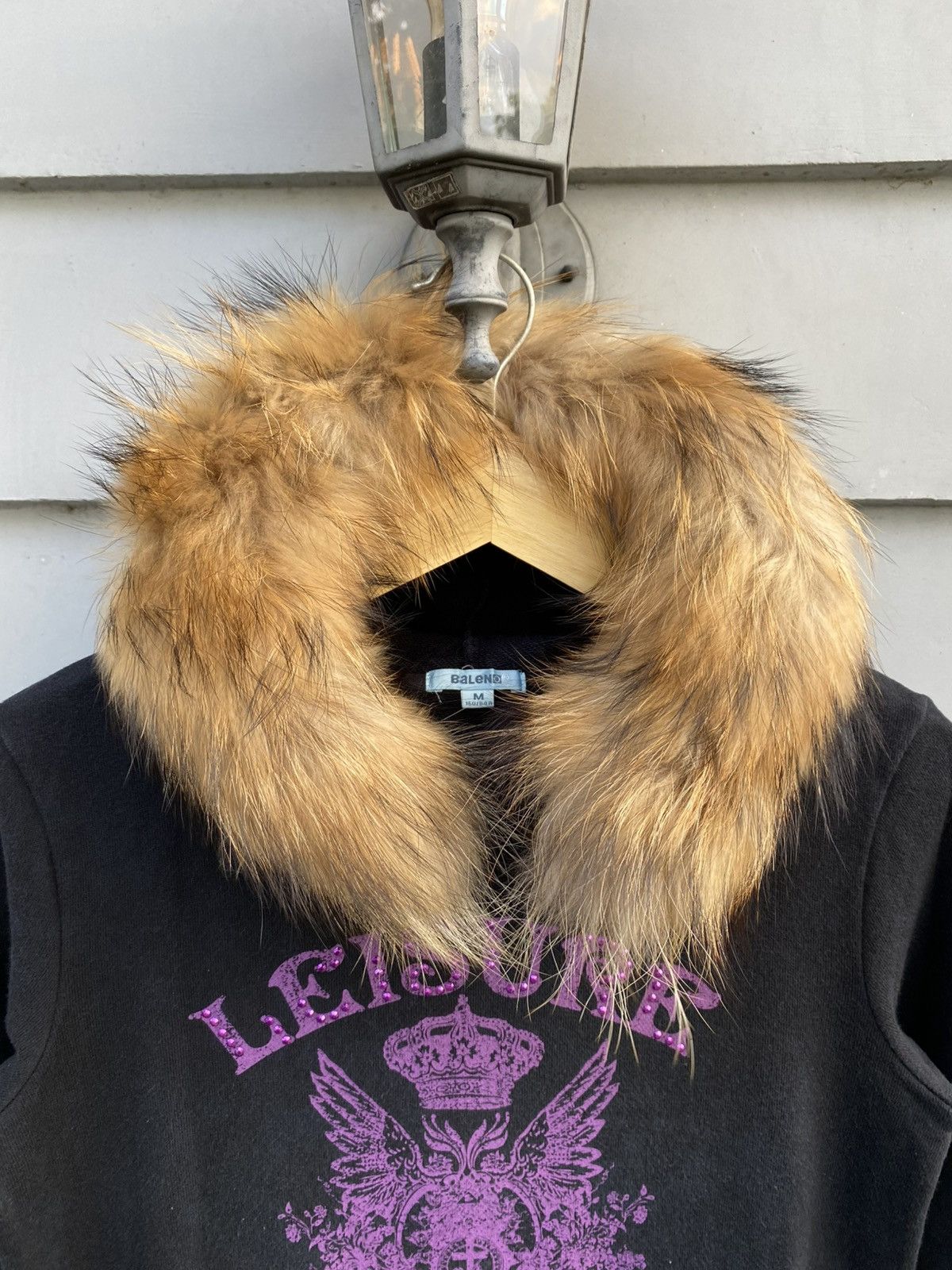 Japanese Brand Japanese Brand Fur Hoodie Poem Style Size M / US 6-8 / IT 42-44 - 2 Thumbnail