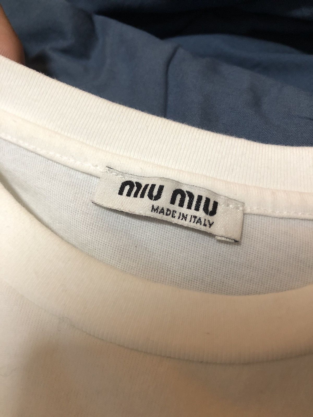 Miu Miu Miu Miu tee Size XS / US 0-2 / IT 36-38 - 2 Thumbnail