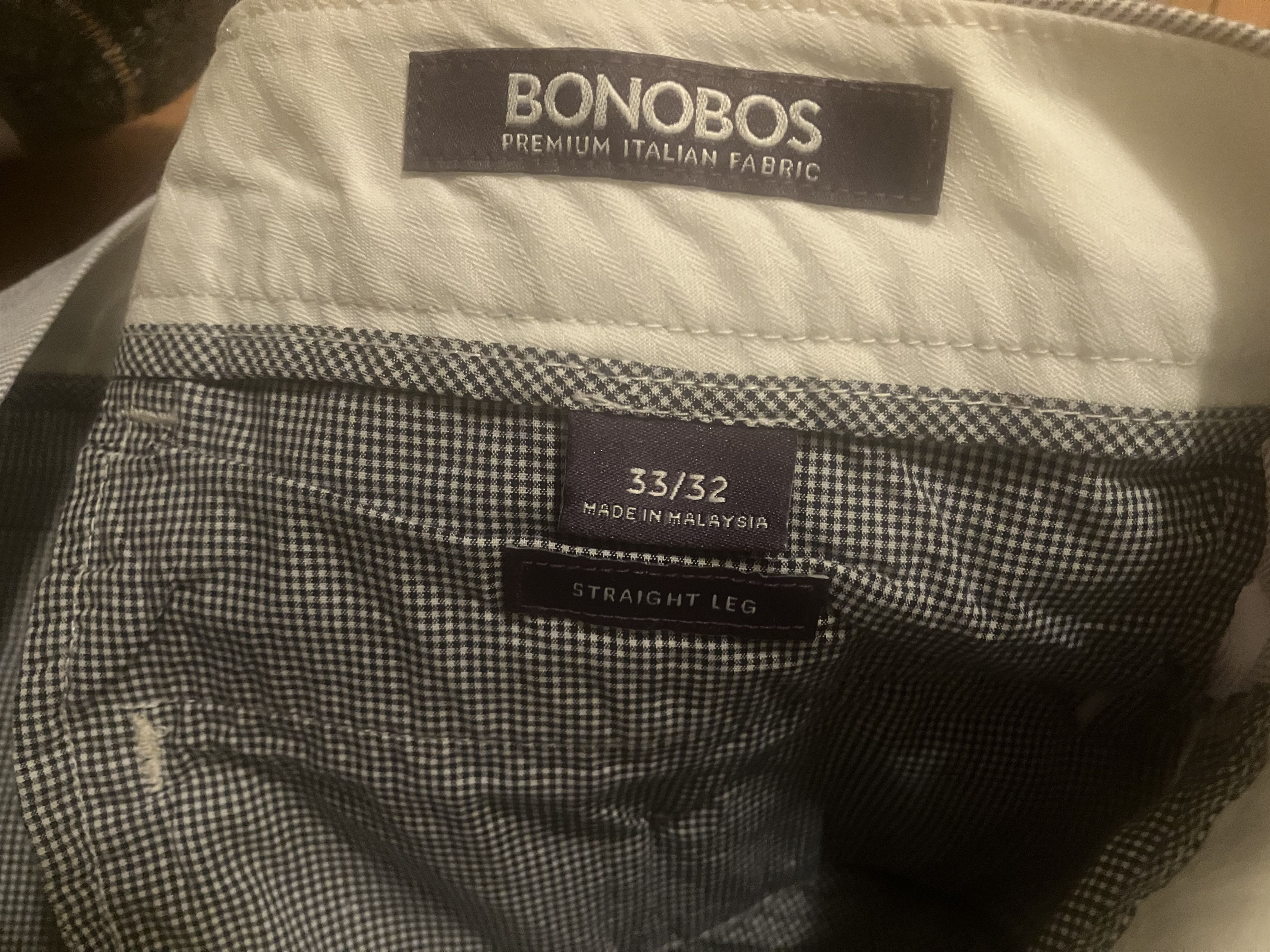 Bonobos bonobos striped pants fine italian fabric 33x32 Size US 32 / EU 48 - 2 Thumbnail