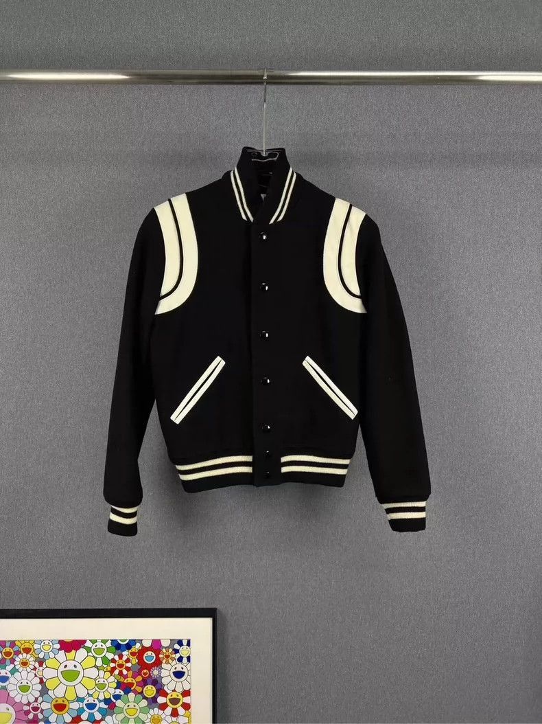 Saint Laurent Paris Saint Laurent Paris Classic baseball jacket-2506 Size US S / EU 44-46 / 1 - 1 Thumbnail