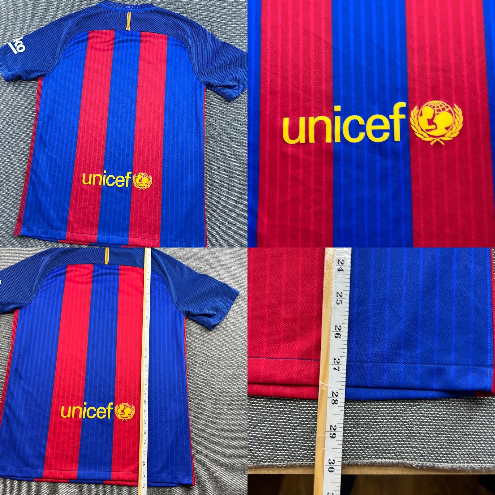 Nike Nike Barcelona 2016 2017 Home Football Jersey Mens Medium Adult Shirt Size US M / EU 48-50 / 2 - 8 Thumbnail
