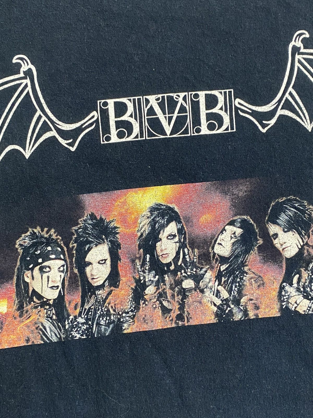 Band Tees Vintage Black veil brides setting the world t shirt Size US M / EU 48-50 / 2 - 5 Thumbnail