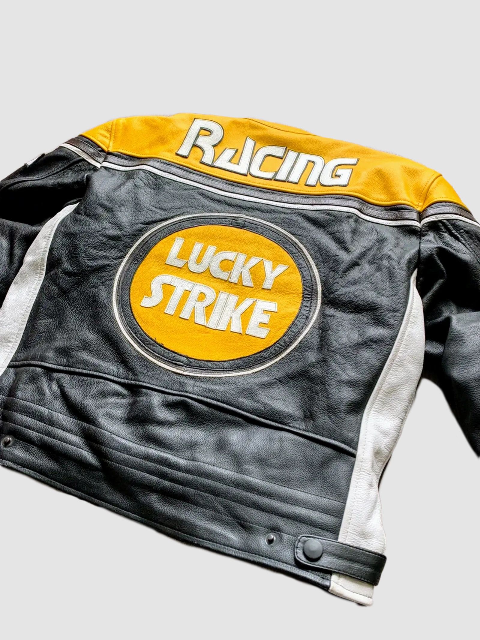 Other 🔥 Lucky Strike 🔥 Leather Jacket Vintage Racing Size US XXL / EU 58 / 5 - 5 Thumbnail