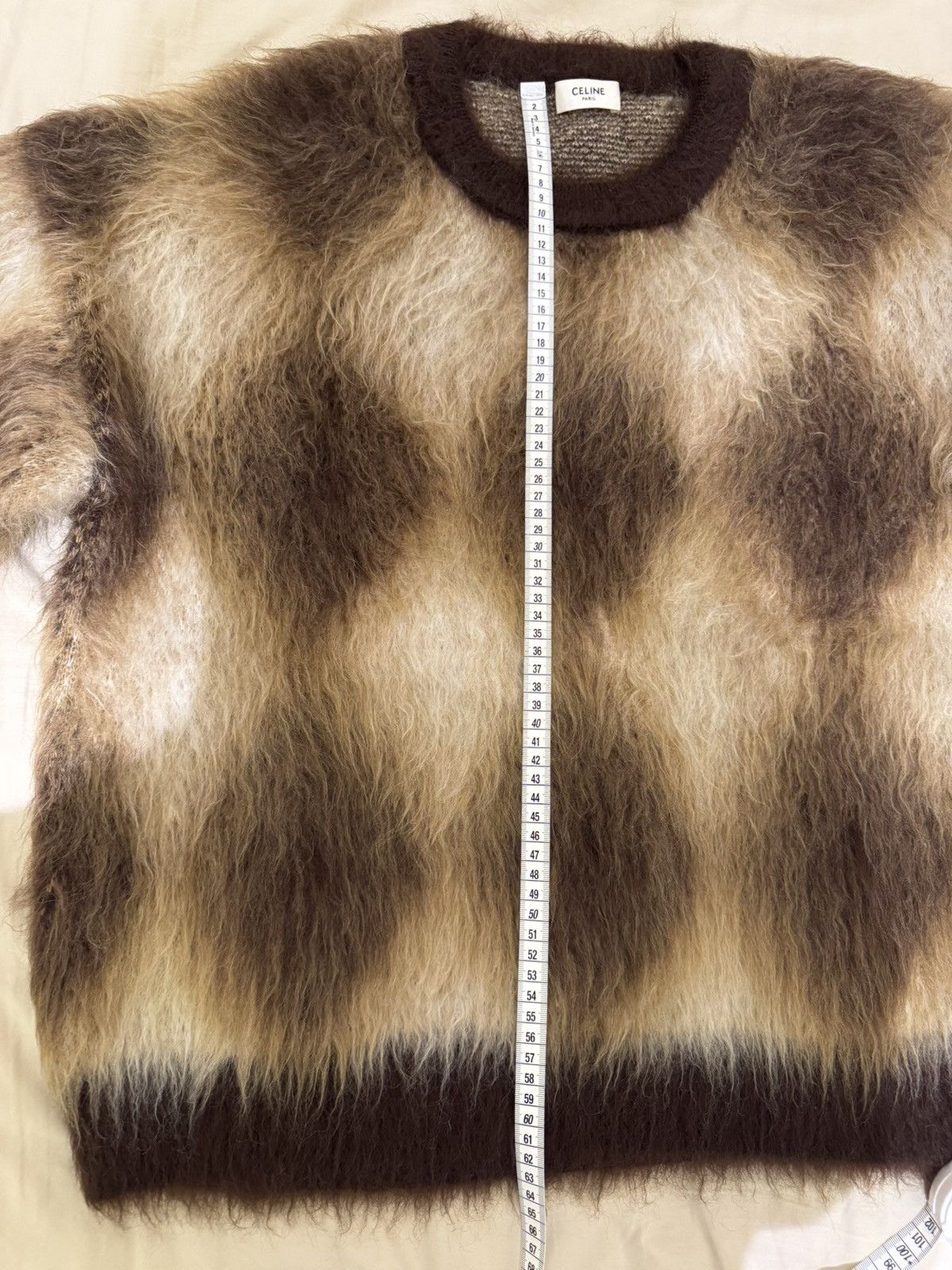 Celine Celine cropped mohair sweater Size US S / EU 44-46 / 1 - 12 Thumbnail