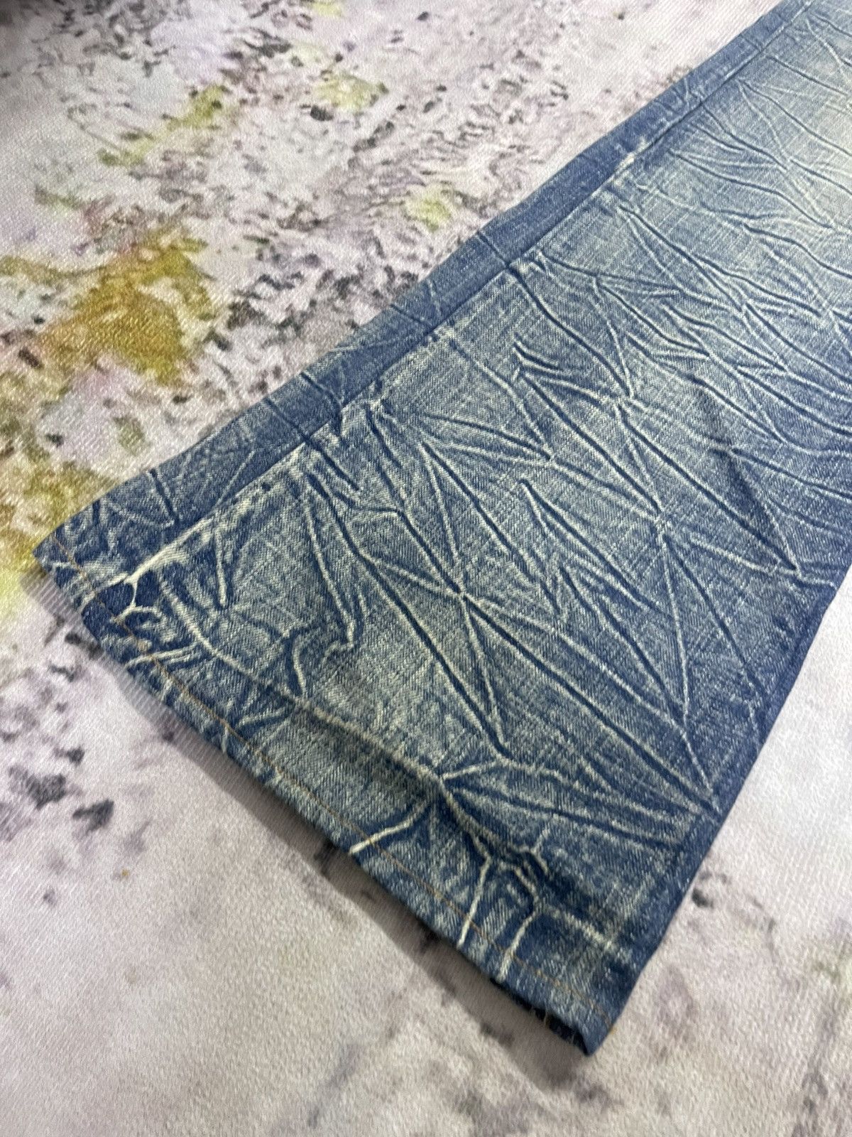 Other Flare Japanese Jeans Lightning Wash Real Vintage Size US 34 / EU 50 - 6 Thumbnail
