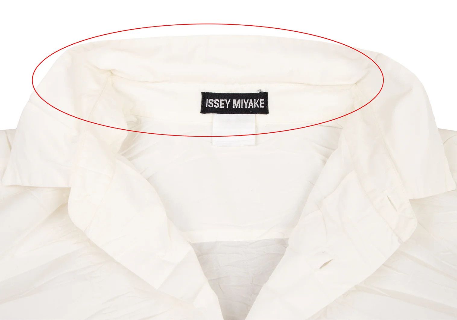 Issey Miyake Pleated Long Sleeve Shirt in Off-White Size XL Size US XL / EU 56 / 4 - 6 Thumbnail