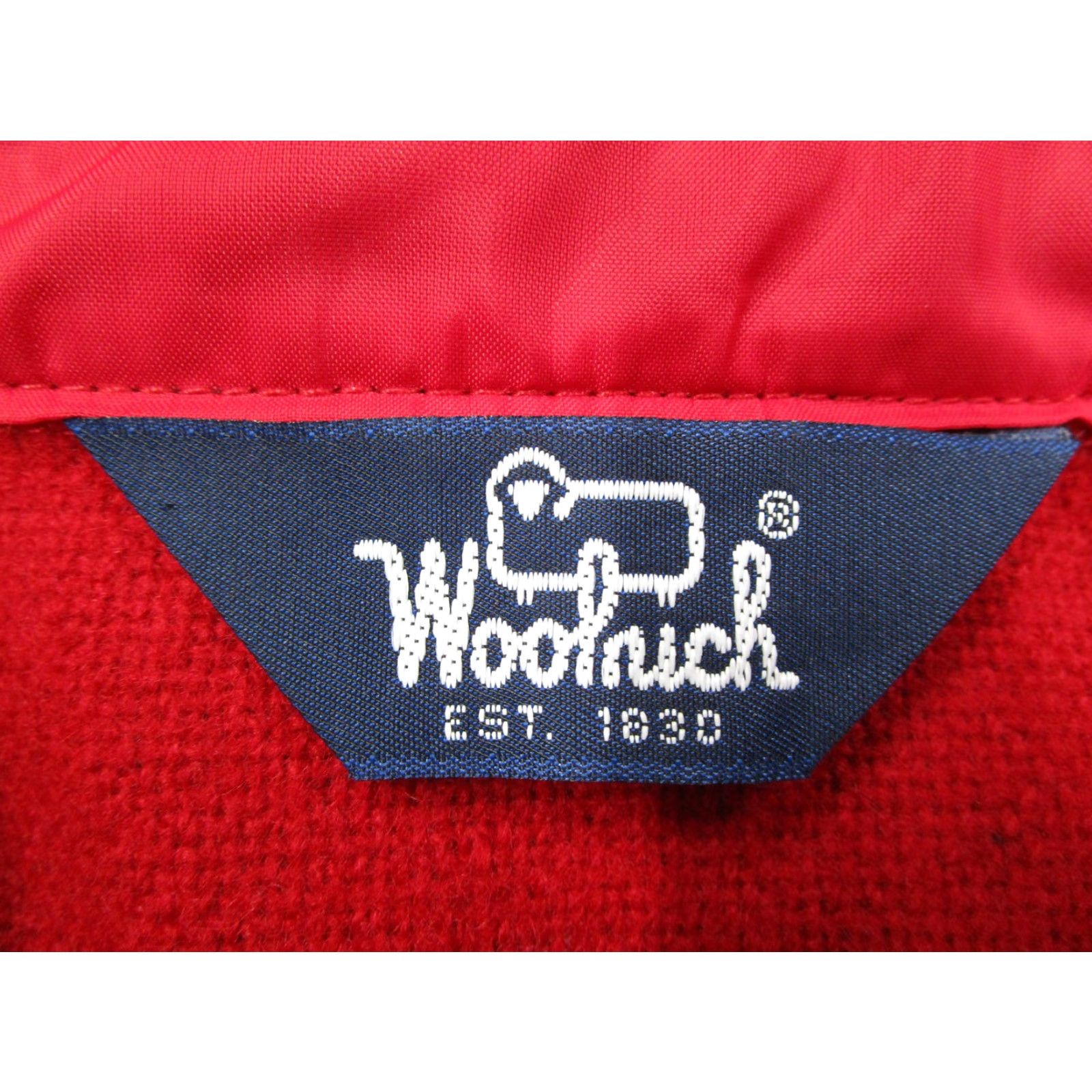 Vintage VINTAGE Woolrich Wool Shirt Mens Large Red Button-Up Long Sleeve Outdoor Retro Workwear Size US L / EU 52-54 / 3 - 3 Thumbnail