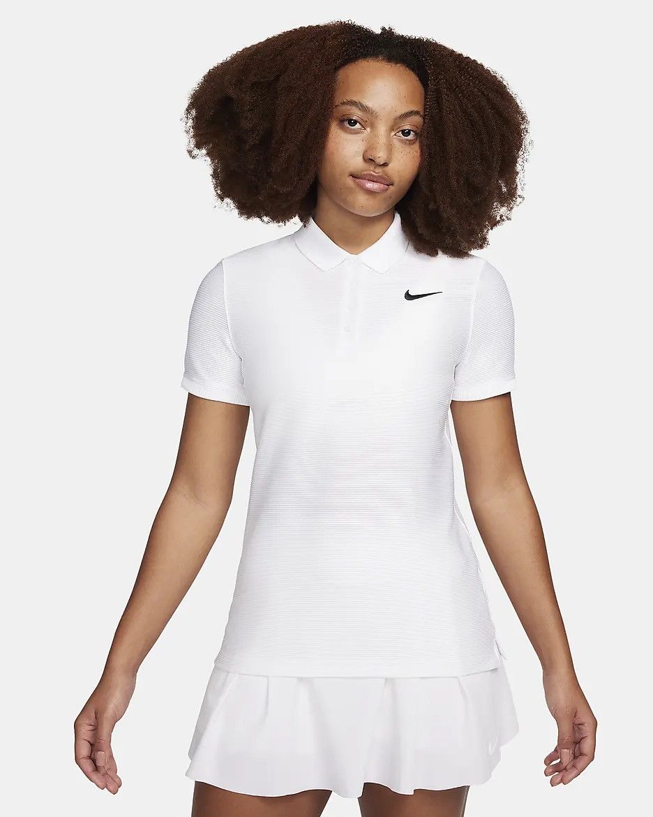 Nike Nike Victory Dri-FIT Golf Polo Ribbed Shirt White Size XXL / US 16-18 / IT 52-54 - 1 Thumbnail