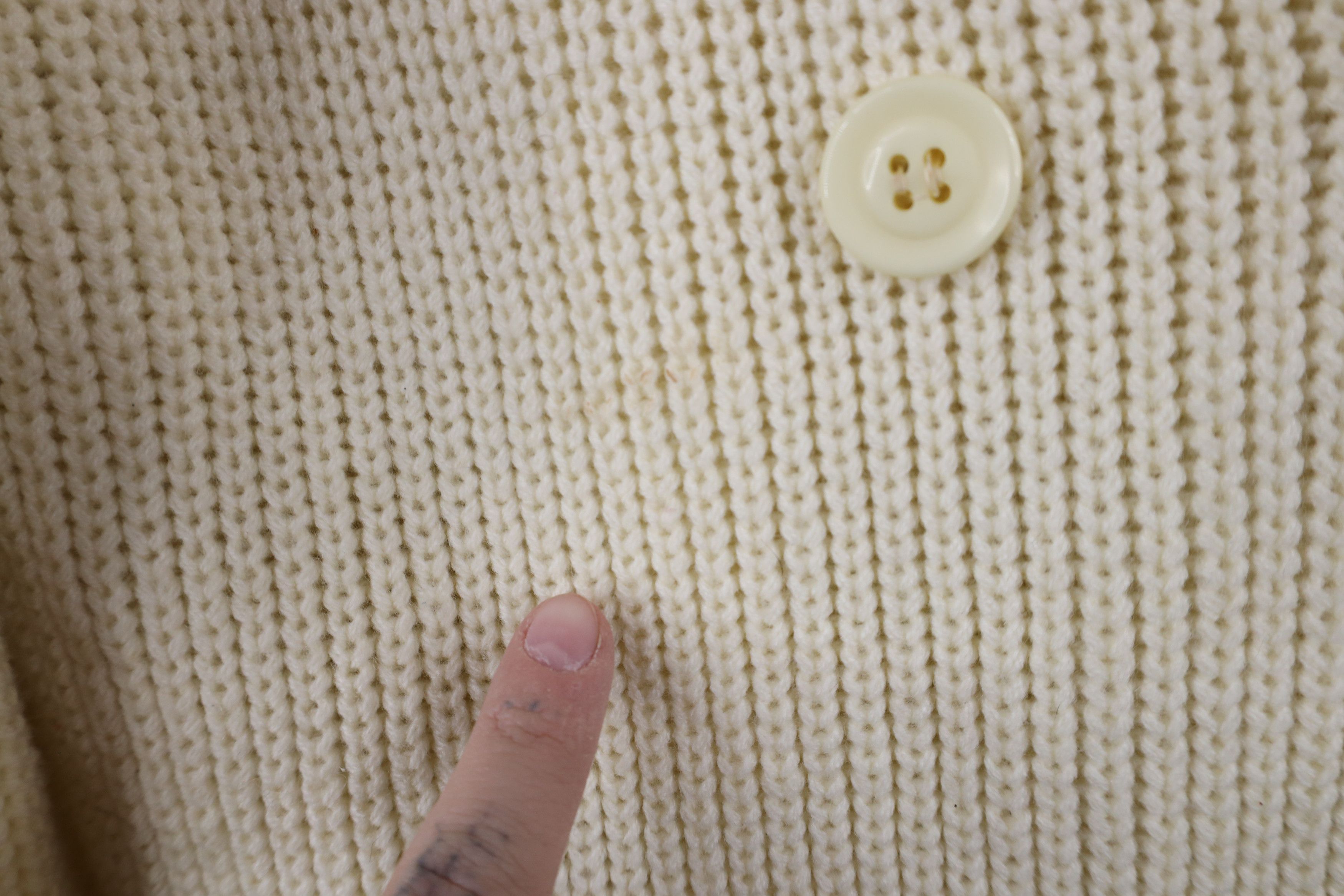 Vintage Vintage 70s Streetwear Breasted Ribbed Knit Cardigan Sweater Size M / US 6-8 / IT 42-44 - 5 Thumbnail