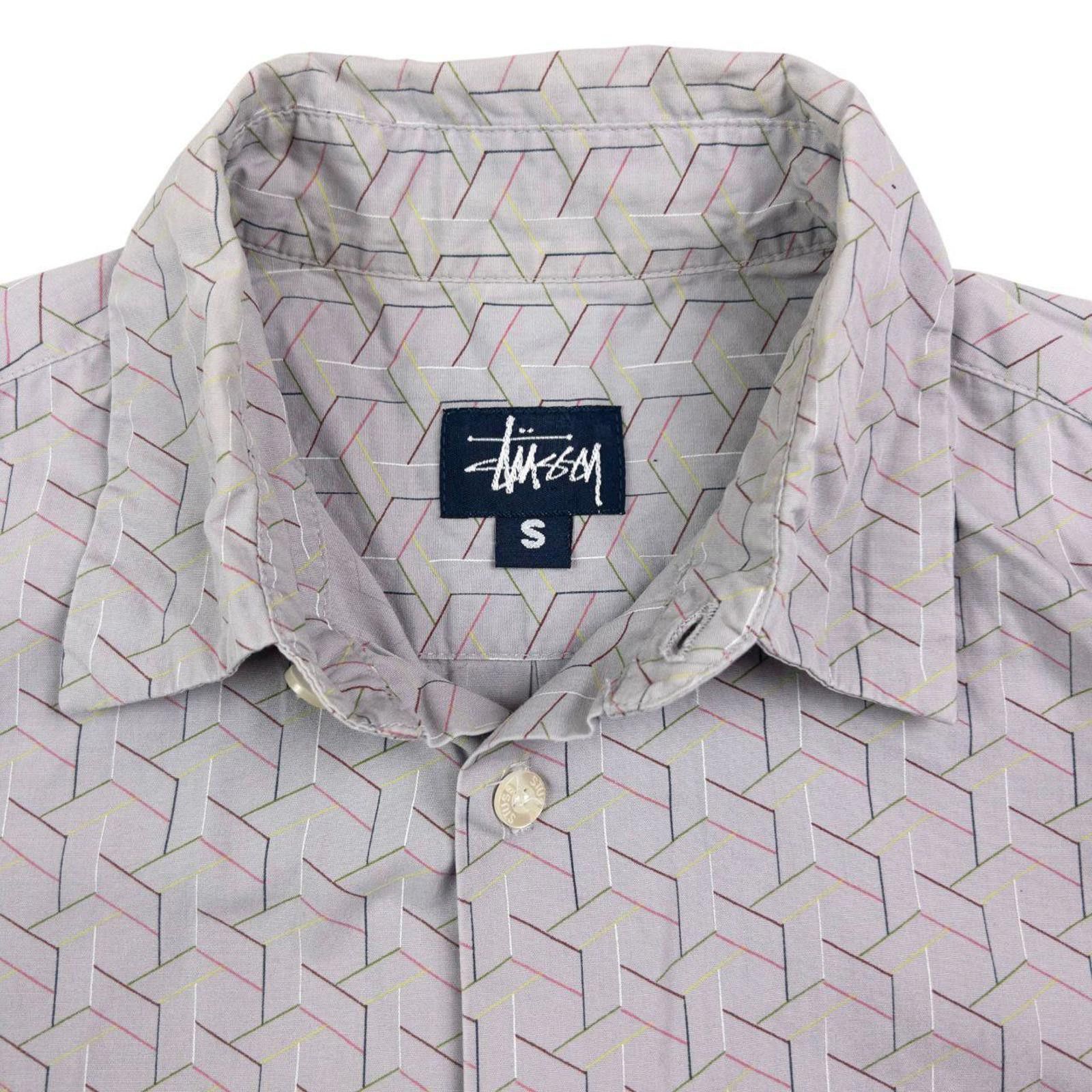 Stussy Vintage Stussy Geometric Short Sleeve Button Up Shirt Size S Size US S / EU 44-46 / 1 - 3 Thumbnail