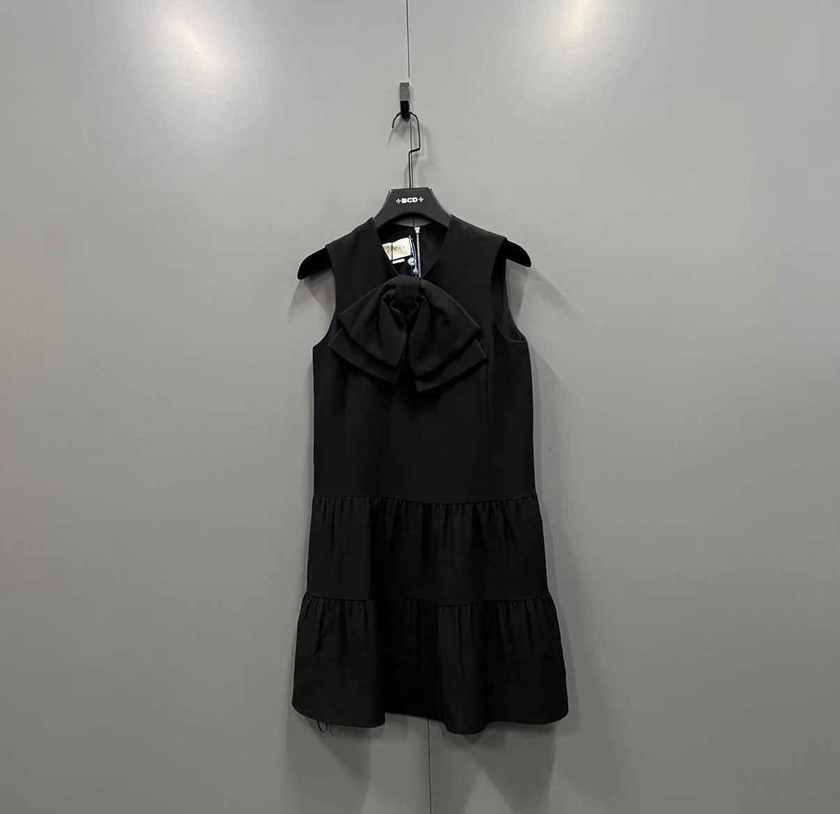 Gucci Gucci Black Bow Dress J41 Size S / US 4 / IT 40 - 1 Thumbnail