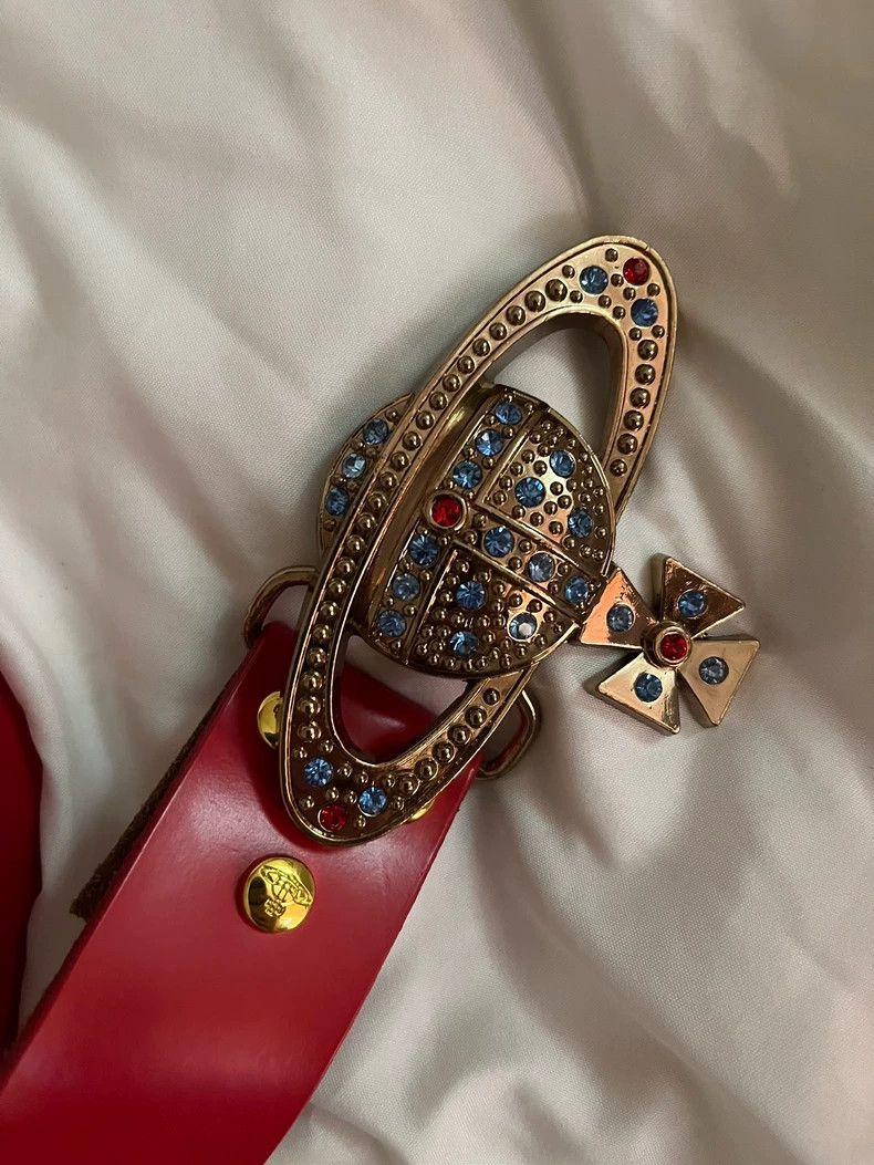 Vivienne Westwood Vivienne Westwood Dermalite Saturn Belt Size ONE SIZE - 3 Thumbnail