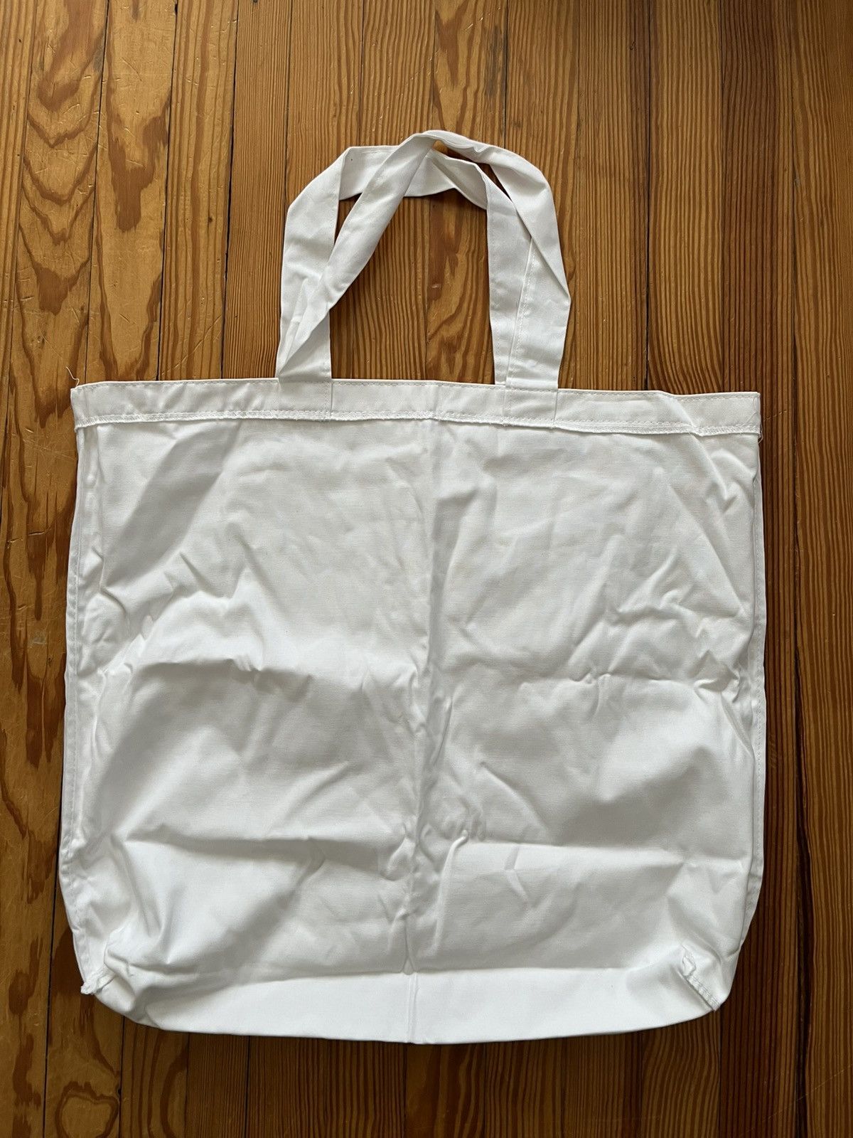 Guidi Guidi Canvas Logo Tote Bag XL White Size ONE SIZE - 2 Thumbnail