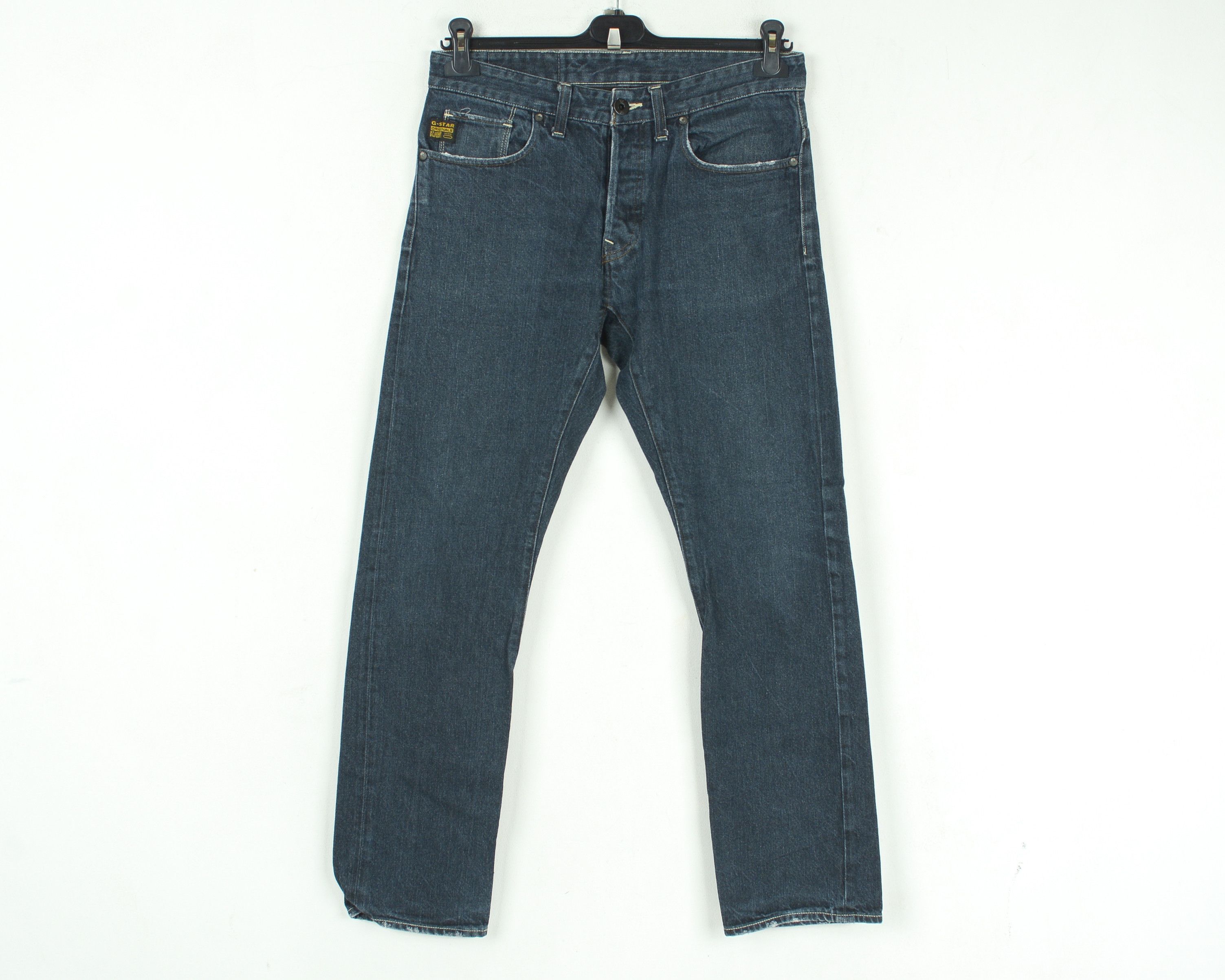 G-Star Yield Slim W33 L32 Straight Leg Jeans Pants Trousers Casual Size US 33 - 1 Thumbnail