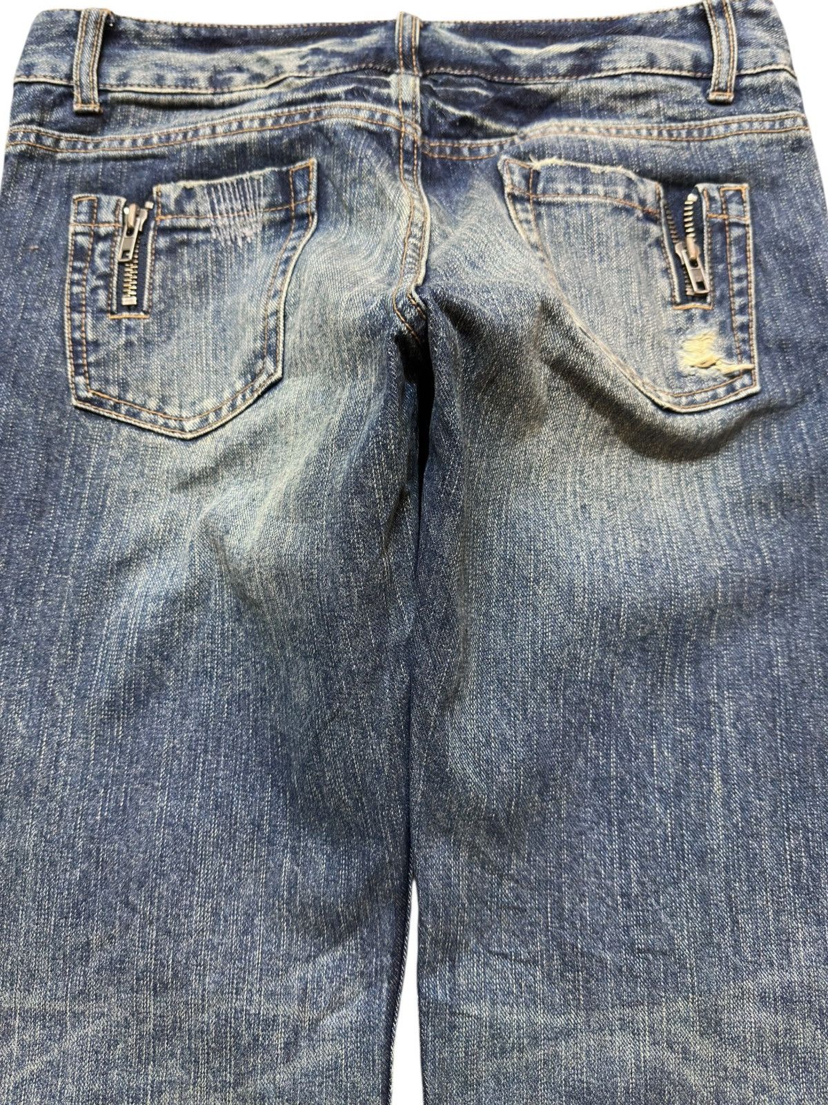 Kapital Vintage Yevs Slim Fit Grunge Distressed Denim Size US 30 / EU 46 - 4 Thumbnail