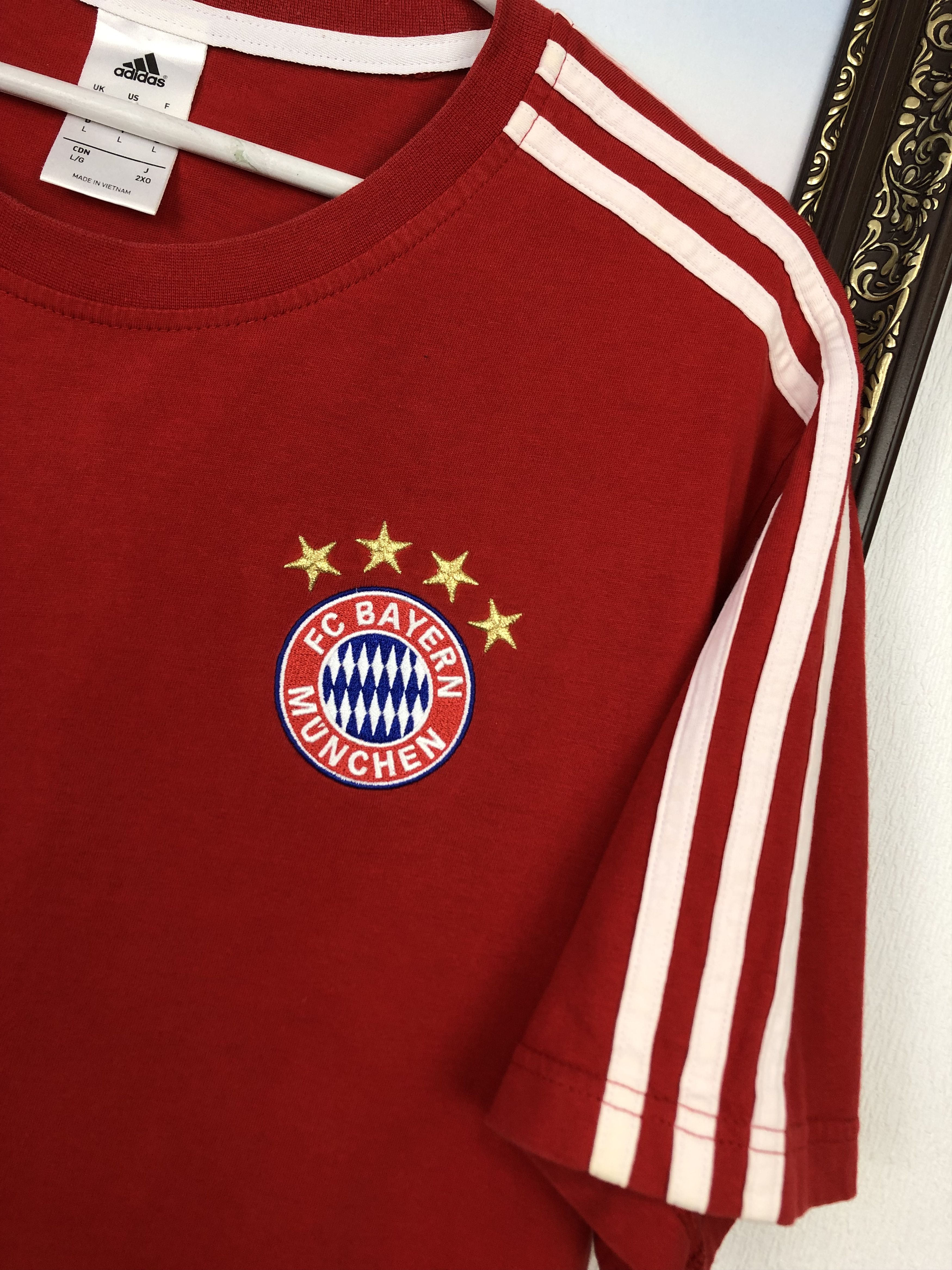 Adidas Adidas Bayern Munich Football Shirt Soccer Train Jersey Size US L / EU 52-54 / 3 - 3 Thumbnail