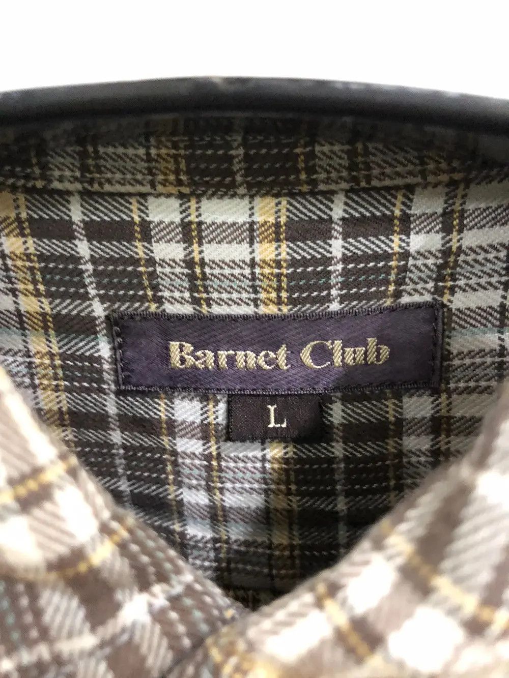 Flannel Vintage Barnet Club Flannel Shirt 👕 Size US L / EU 52-54 / 3 - 3 Thumbnail