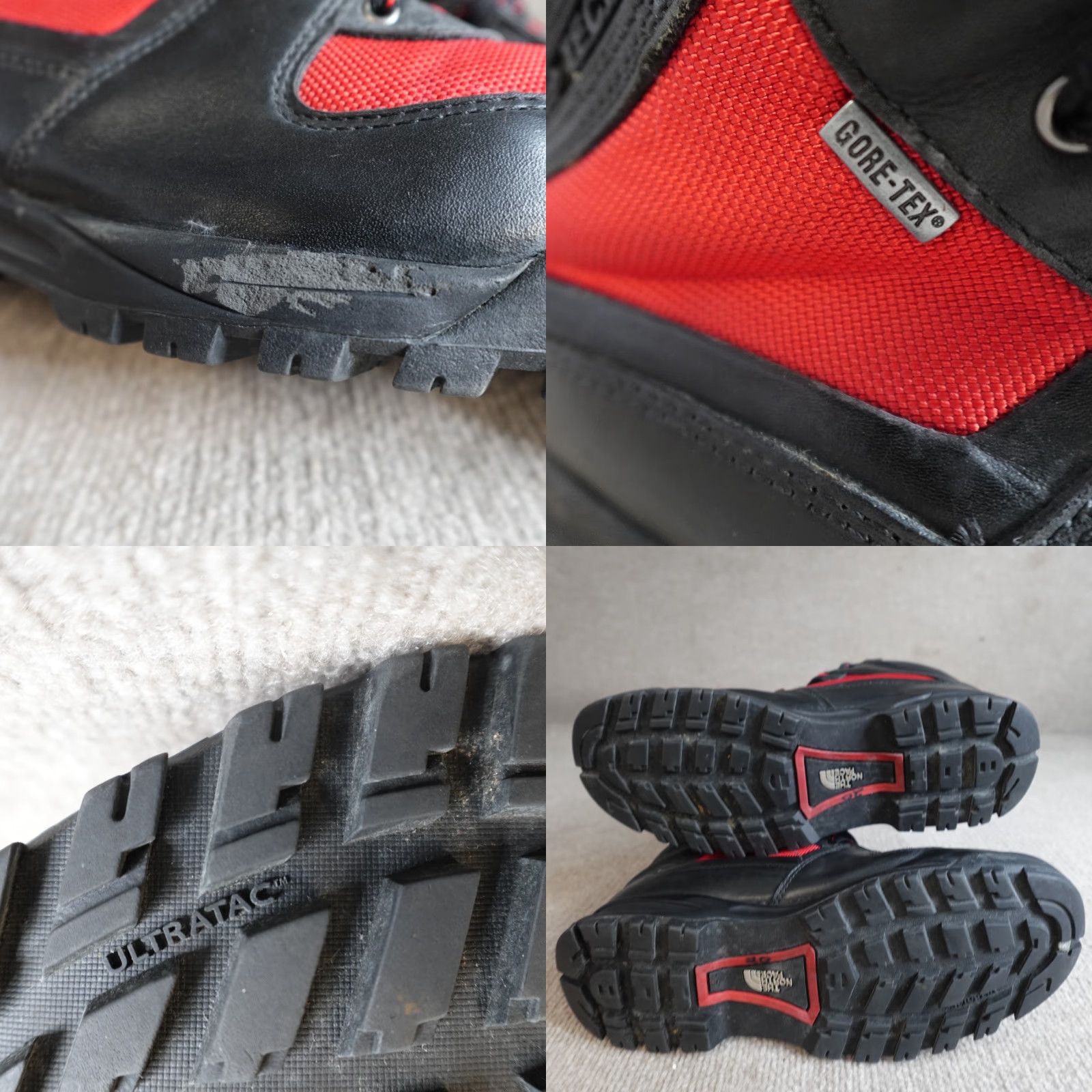 The North Face VINTAGE The North Face Mens Boots Snow Boot Leather Black 9 Rugged Rubber Sole - Mens Size US 9 / EU 42 - 8 Thumbnail