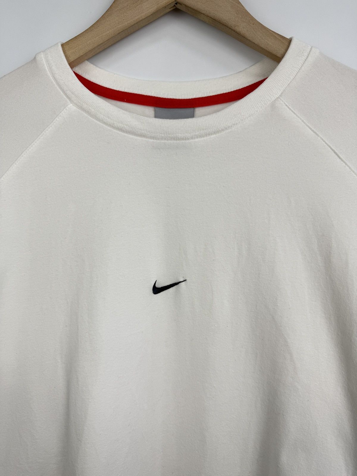 Nike 🇺🇸 Vintage 90s Nike Center Swoosh N-Athletic T-Shirt Rare Y2K Size US XL / EU 56 / 4 - 4 Thumbnail