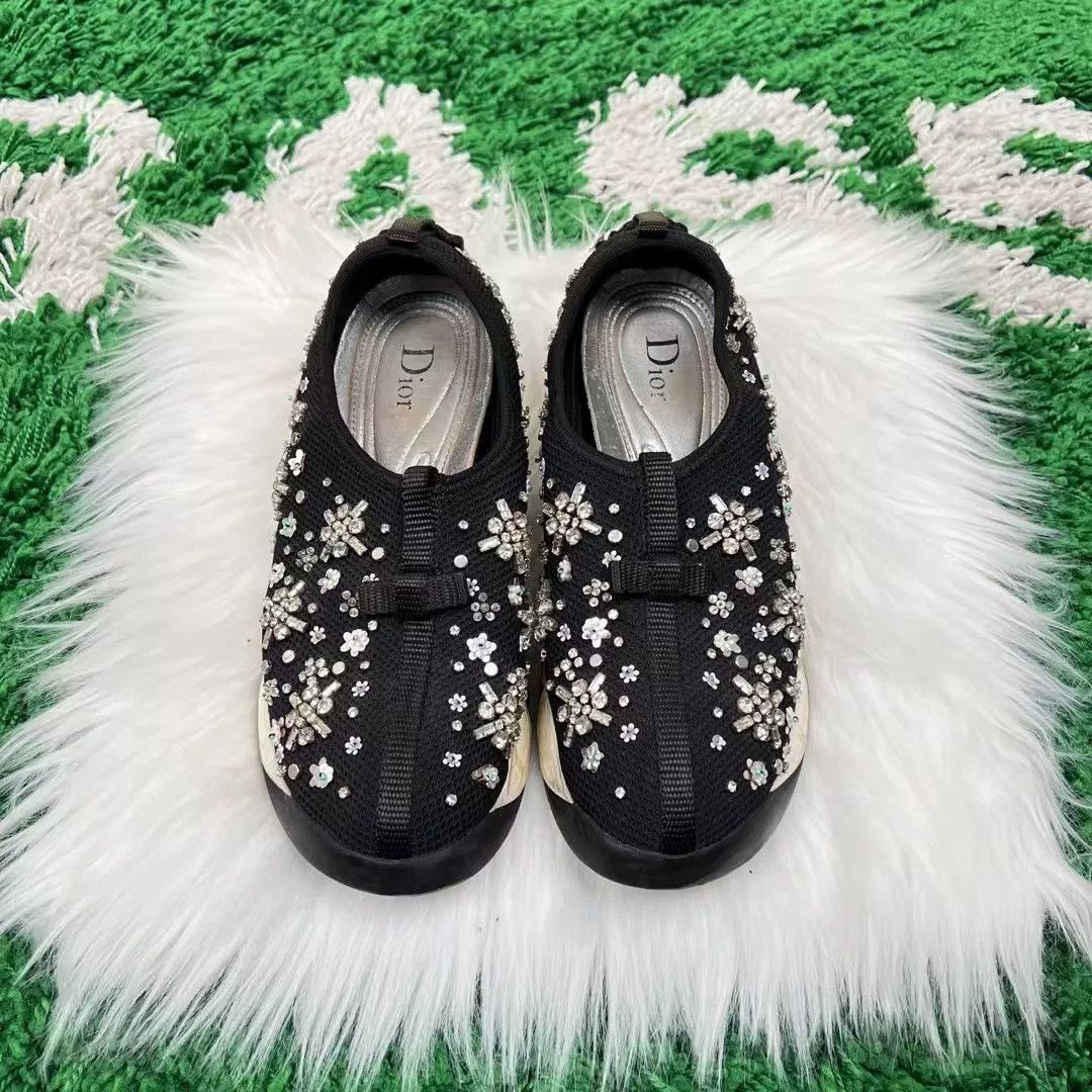 Dior Dior Crystal Garden Shoes Size US 5 / IT 35 - 1 Thumbnail