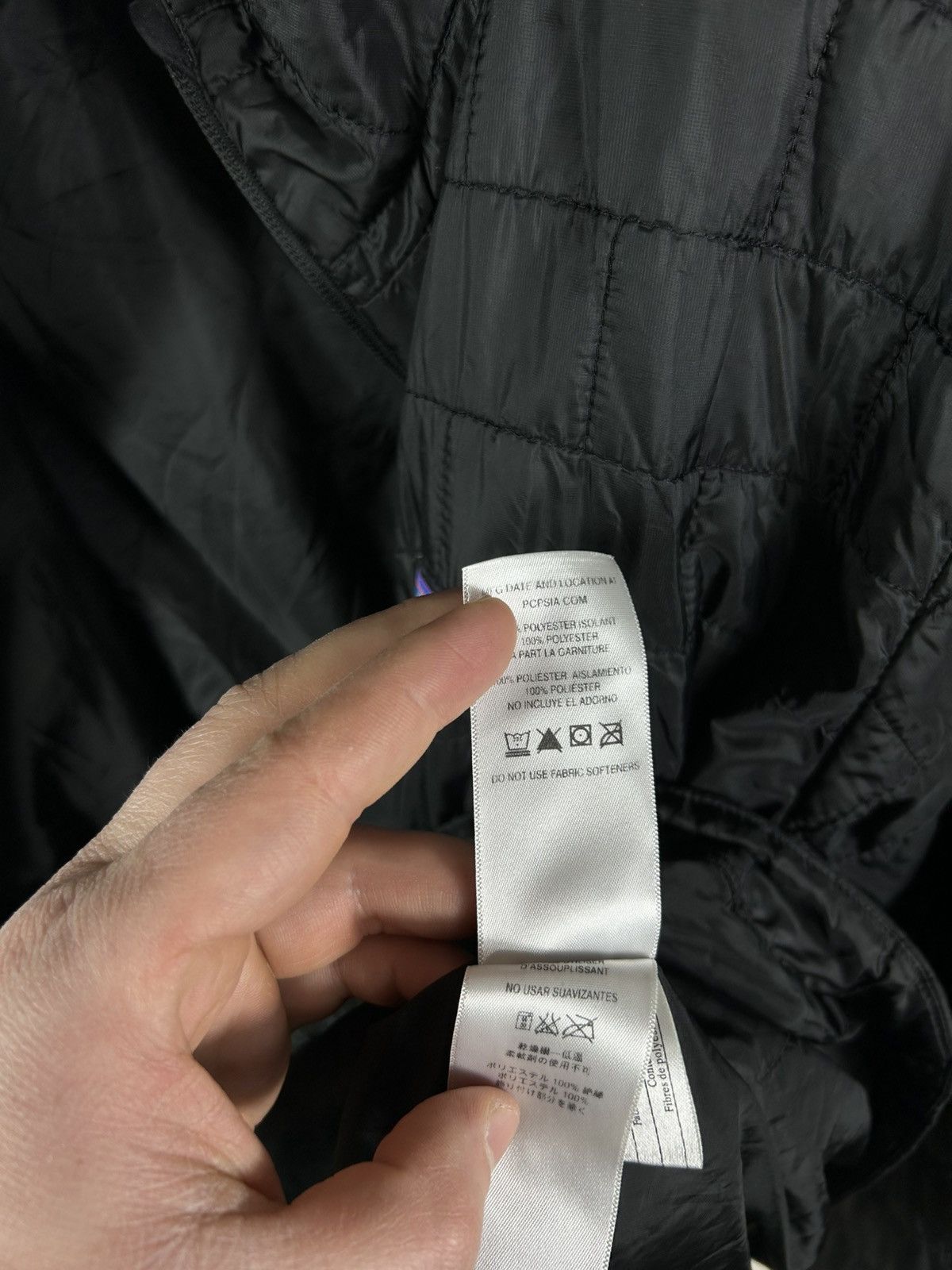 Patagonia Patagonia Nano Puff Light Zip Jacket Size XL Black Size US XL / EU 56 / 4 - 9 Thumbnail