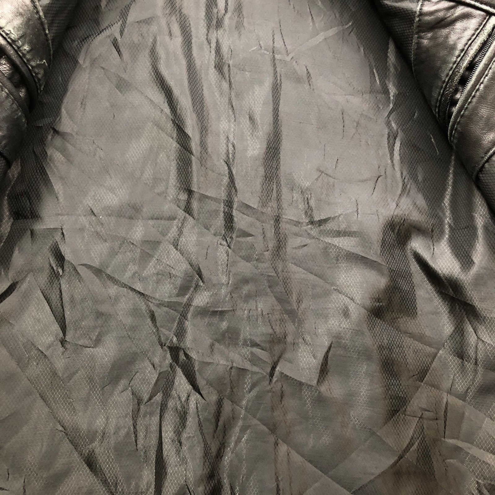 Alfani Alfani Genuine Leather Motorcycle Jacket Men Medium M Black Size US M / EU 48-50 / 2 - 10 Thumbnail