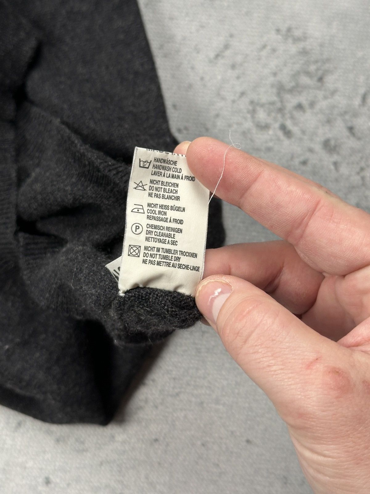 Japanese Brand Joye+Fun Italy Grey Suff-Sleeve Knit Top Silk Cashmere Blend Size M / US 6-8 / IT 42-44 - 15 Thumbnail