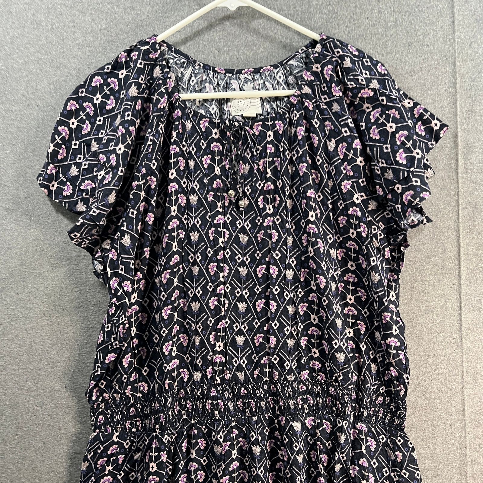 Other Destination 365 Regular Printed Short-Sleeve Midi Dress Size XL / US 12-14 / IT 48-50 - 5 Thumbnail