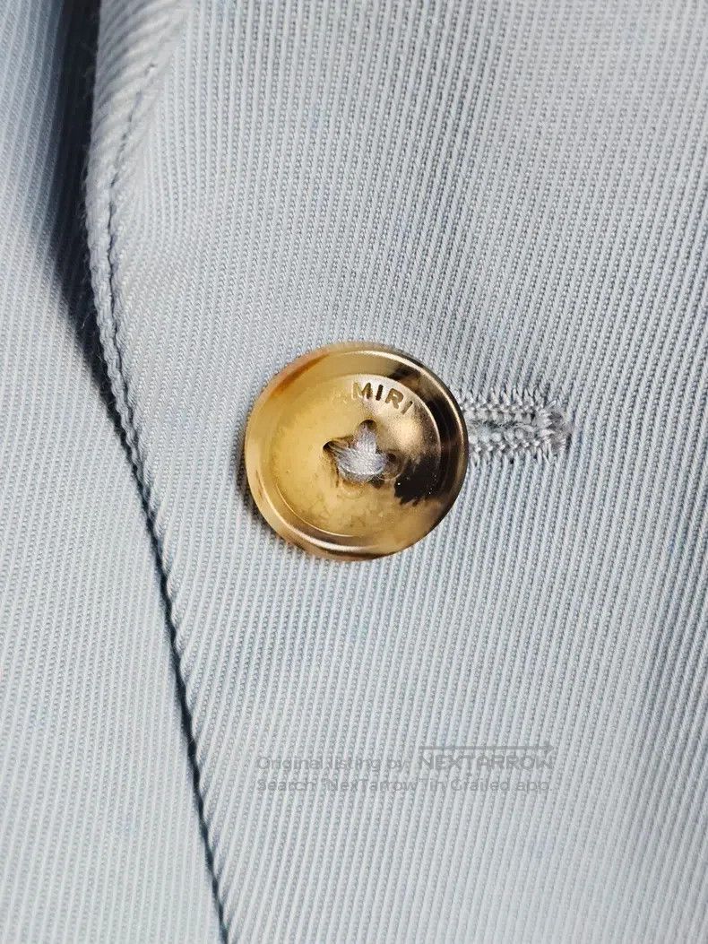 Amiri Amiri Blue double-breasted suit jacket Size US L / EU 52-54 / 3 - 5 Thumbnail