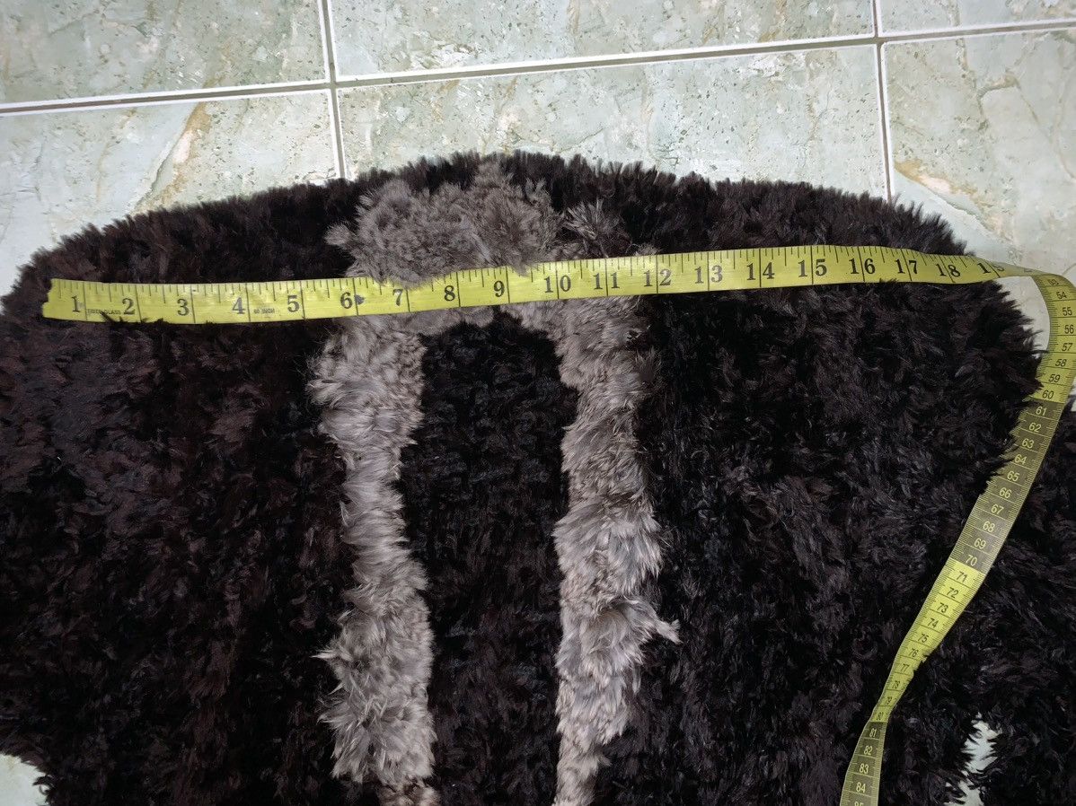 Vintage Paula Lishman Beaver Fur hand knitted coat Size L / US 10 / IT 46 - 11 Thumbnail