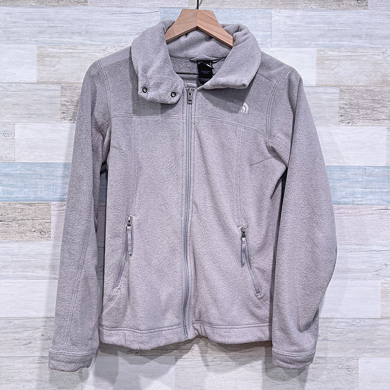 The North Face The North Face Fleece Full Zip Jacket Gray Light Women Small Size S / US 4 / IT 40 - 1 Thumbnail
