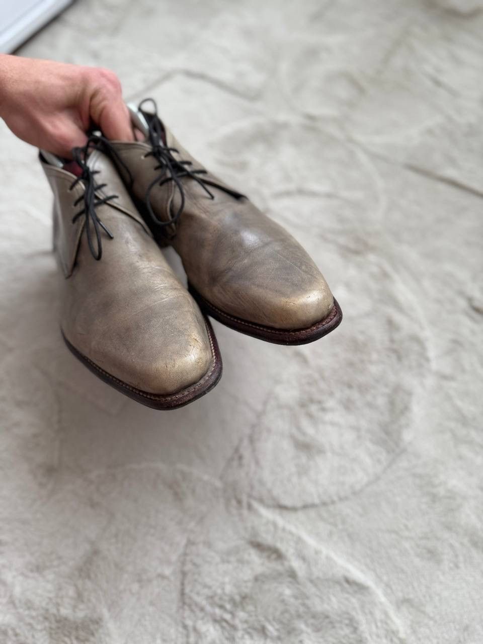 Floris van Bommel Floris Van Bommel Vintage Avant Garde Faded Leather Shoes Size US 8 / EU 41 - 6 Thumbnail