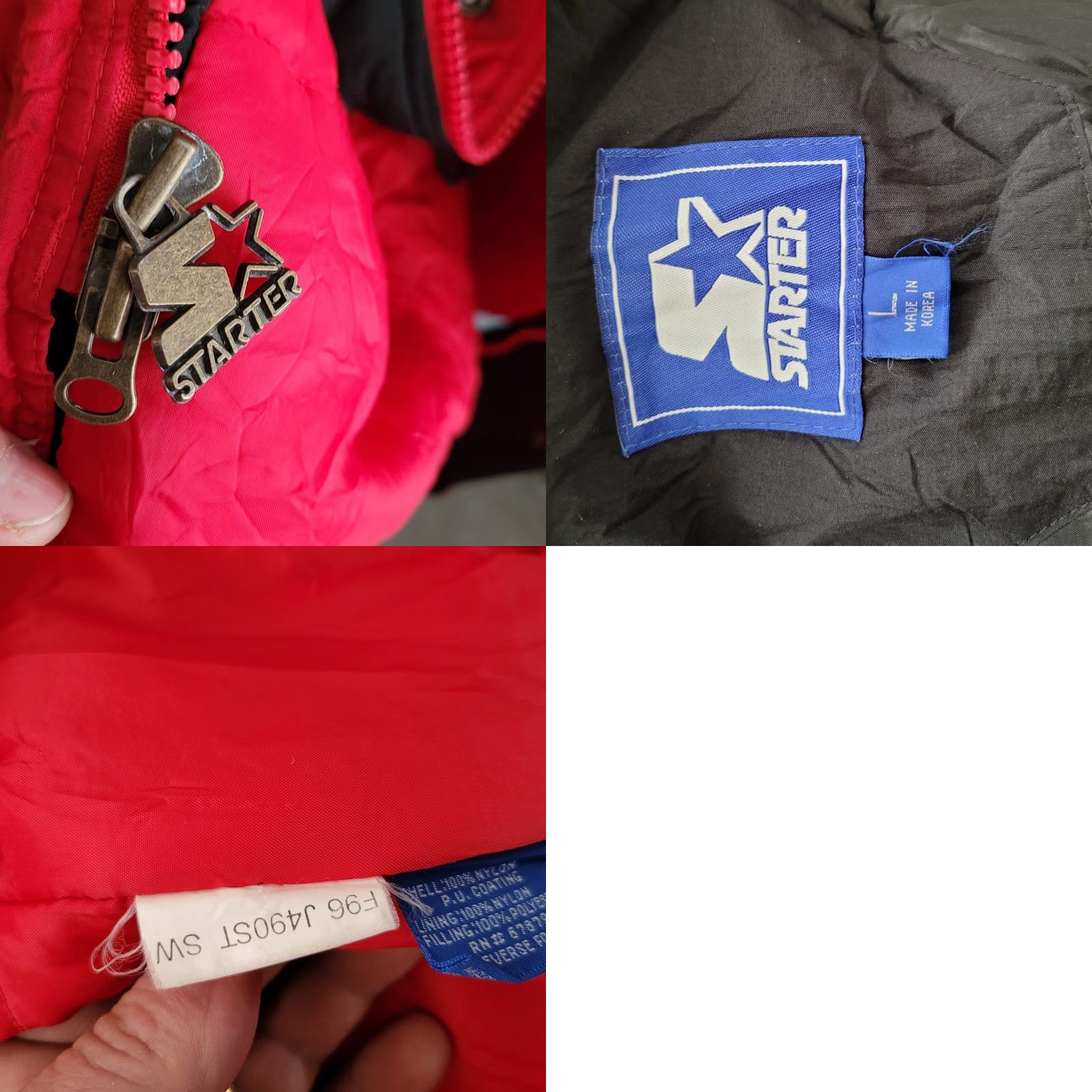 Starter VINTAGE Nebraska Cornhuskers Red Starter Parka Jacket NCAA Huskers Mens L Size US L / EU 52-54 / 3 - 8 Thumbnail