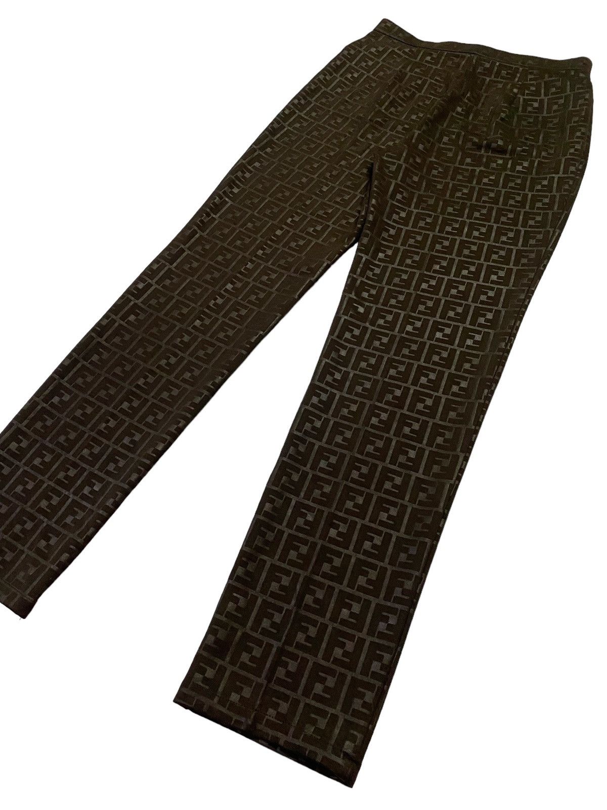 Fendi Vintage FENDI Zucca Monogram Pants Size US 29 - 22 Thumbnail