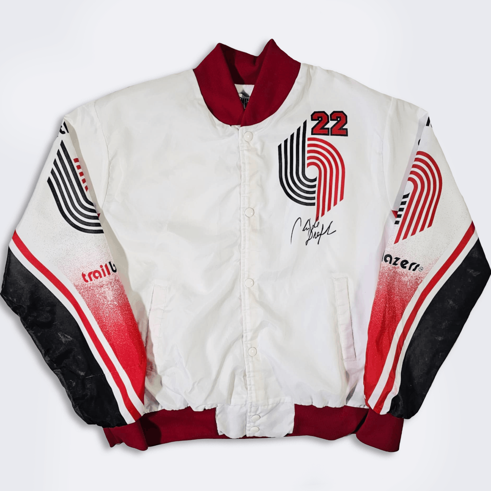 Chalk Line × NBA × Vintage Portland Trail Blazers Vintage 90s Chalk Line Jacket Size US M / EU 48-50 / 2 - 2 Thumbnail