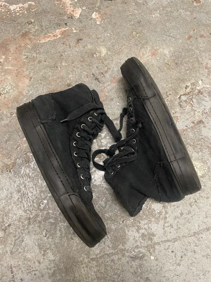 Maison Margiela Maison Margiela Black Distressed High Shoes Size US 9 / IT 39 - 6 Thumbnail
