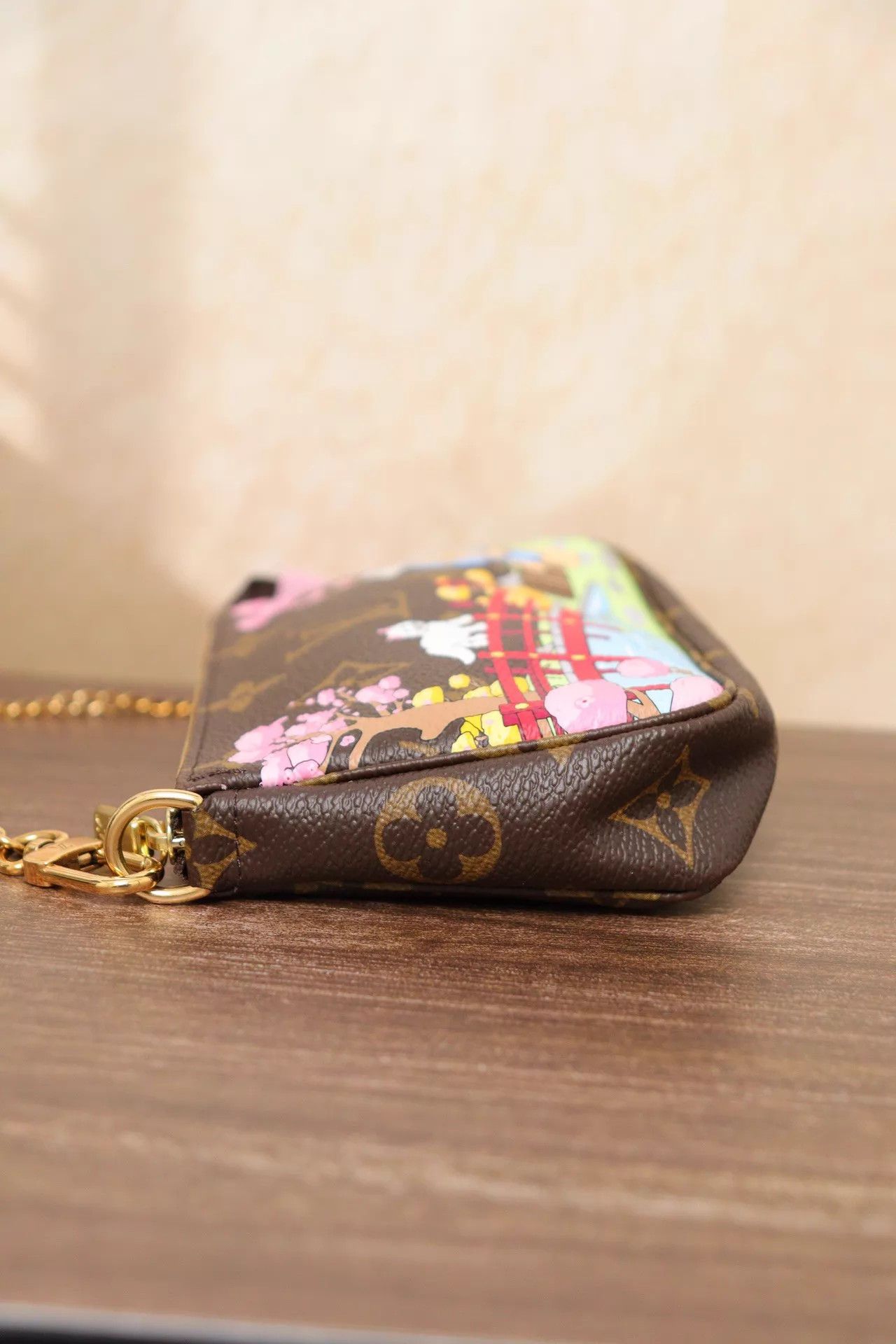 Louis Vuitton Louis Vuitton Sakura Cat Pochette 15x10x3 21 Size ONE SIZE - 4 Thumbnail