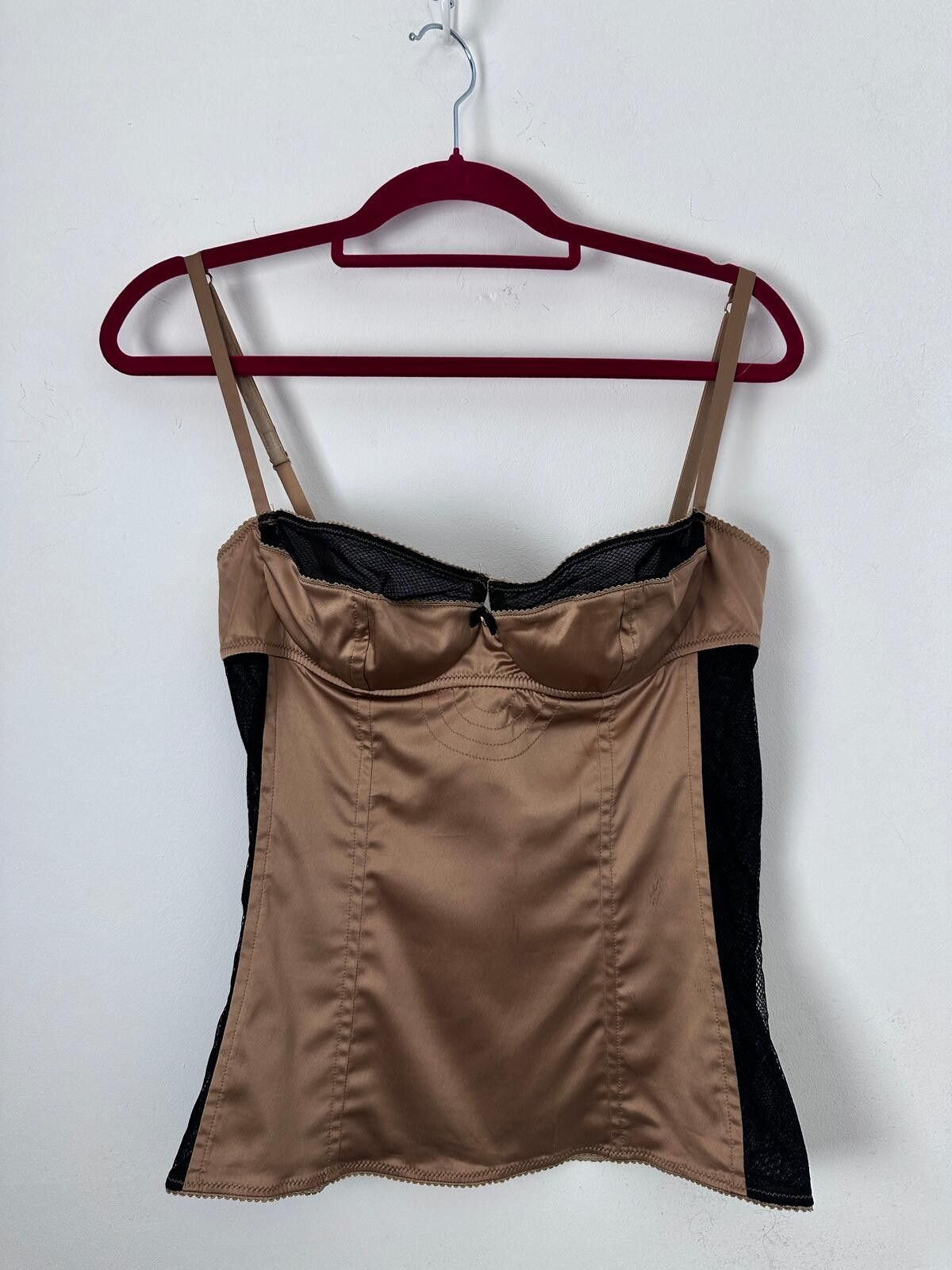 Dolce & Gabbana Dolce & Gabbana Satin Lace Corset Size L / US 10 / IT 46 - 3 Thumbnail