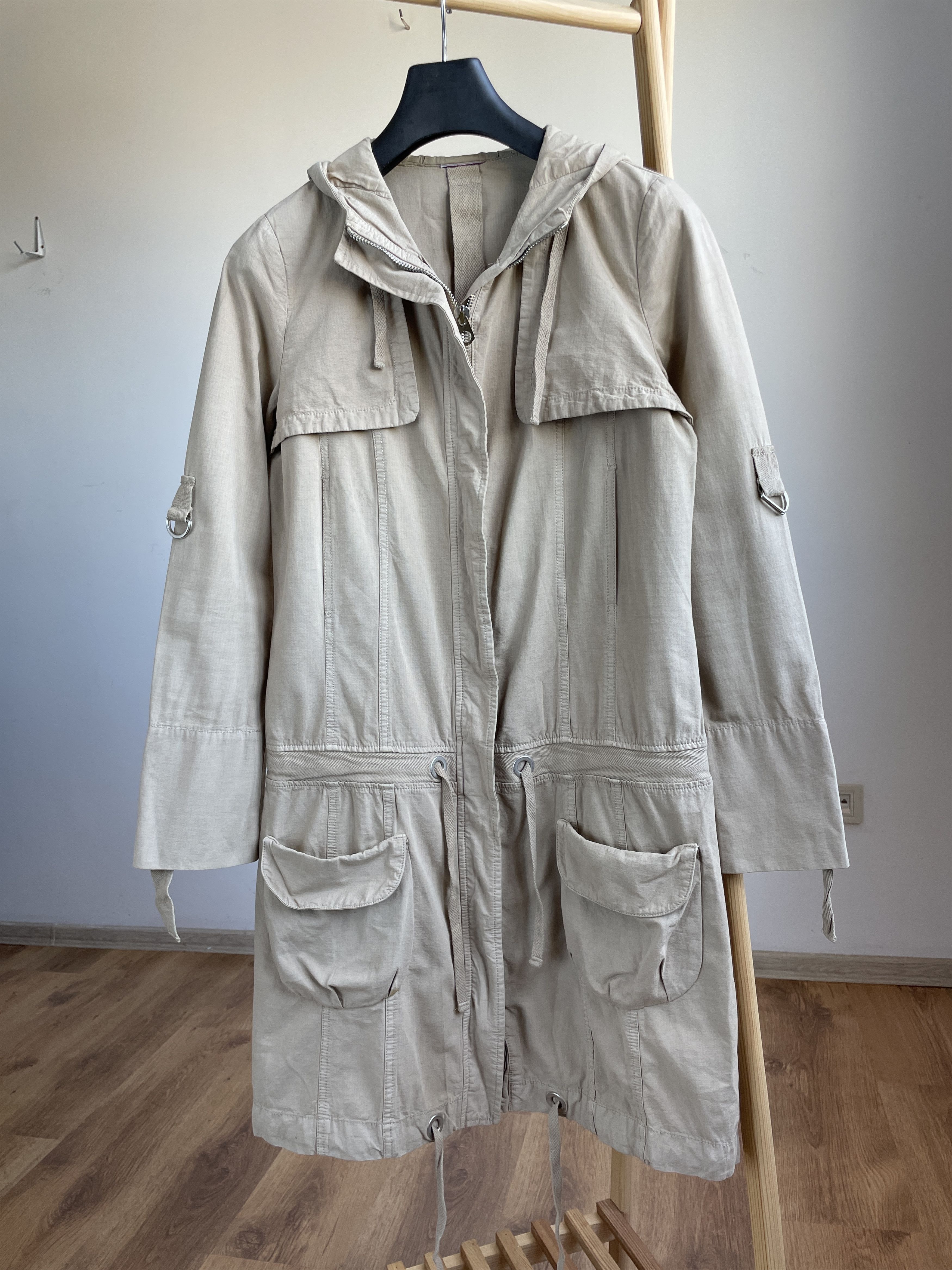 MAX&Co. Max & Co. Max Mara Womens Utility Military Parka Size M / US 6-8 / IT 42-44 - 1 Thumbnail